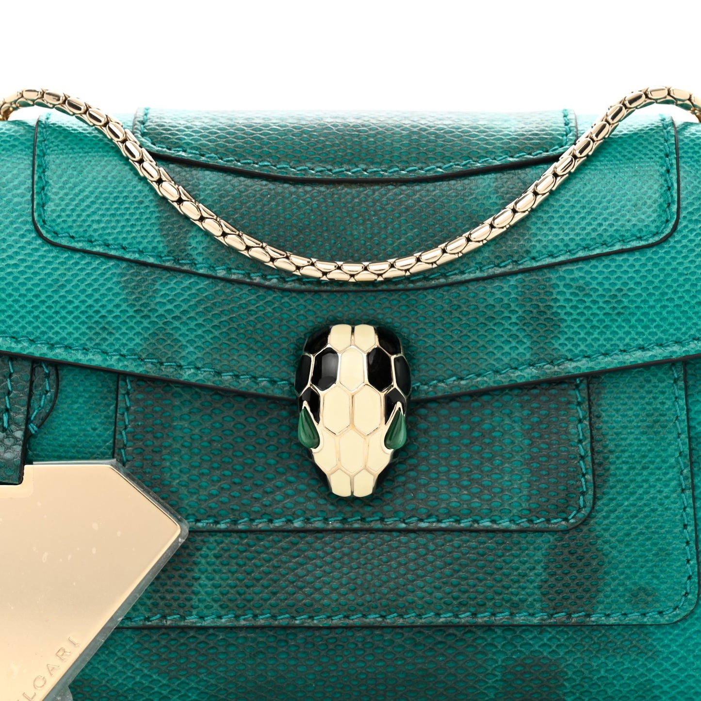 Karung Serpenti Forever Crossbody Emerald Green