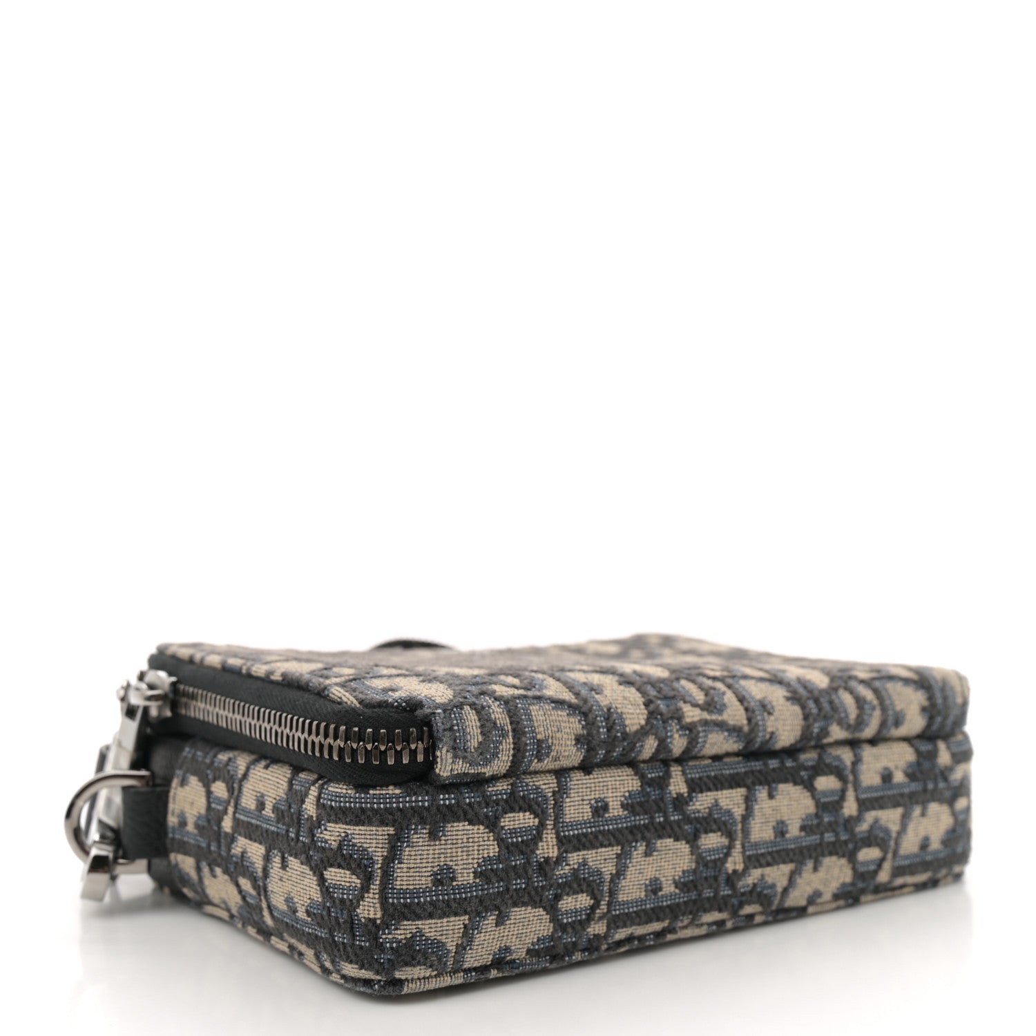 Christian Dior Oblique Pouch Navy Blue 4 of 12
