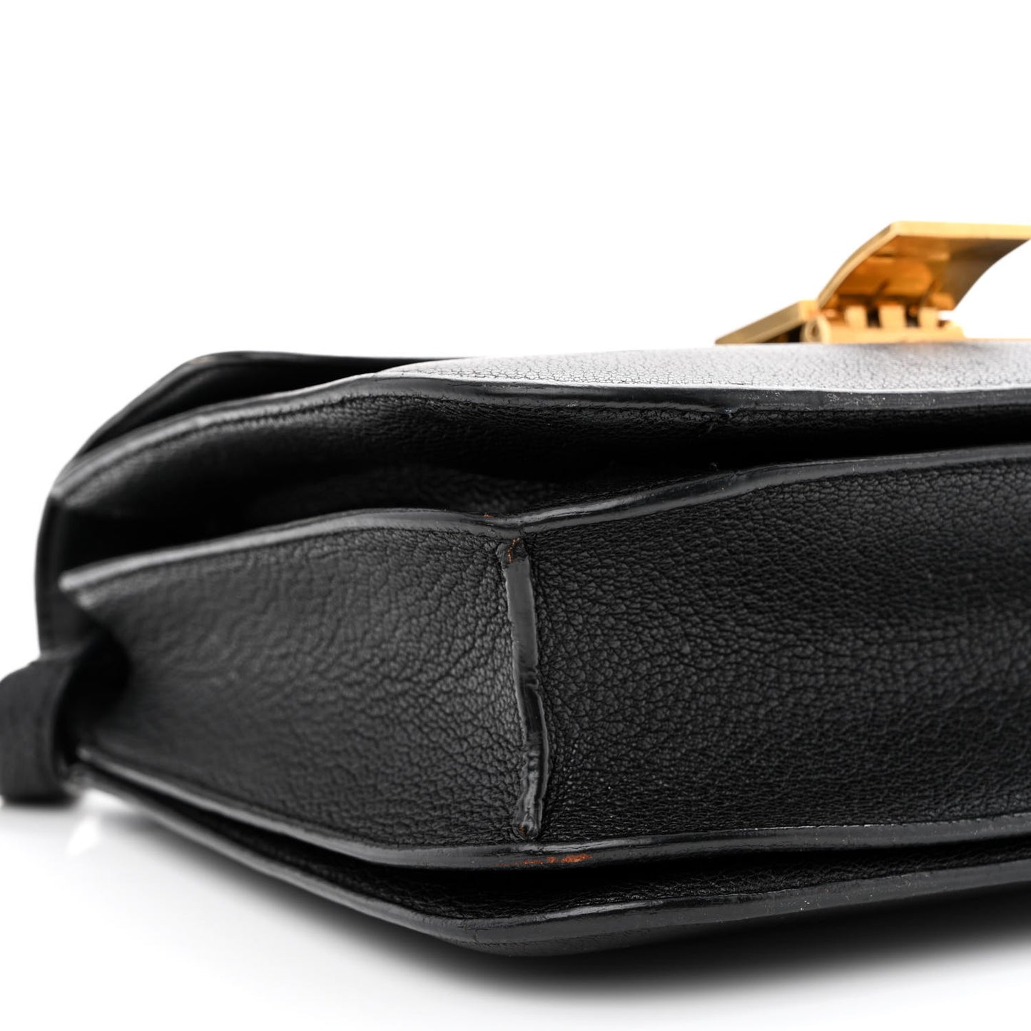 Liege Calfskin Medium Classic Box Flap Bag Black