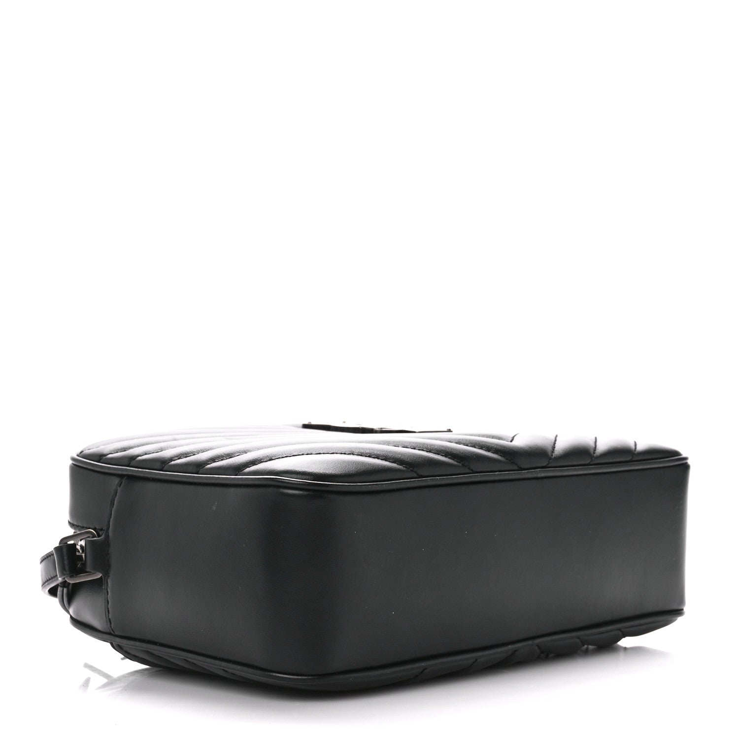 Saint Laurent Calfskin Matelasse Monogram Lou Camera Bag Black 4 of 10