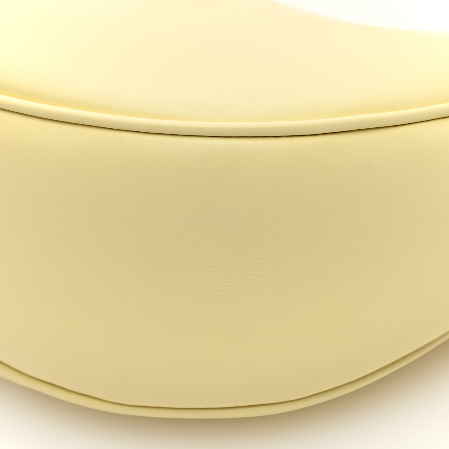 Smooth Calfskin Medium Ava Shoulder Bag Soft Yellow