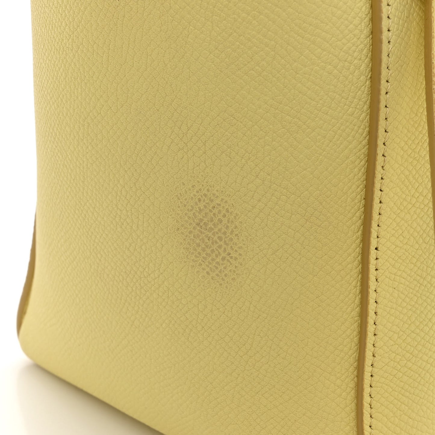 Grained Calfskin Micro Belt Bag Yellow