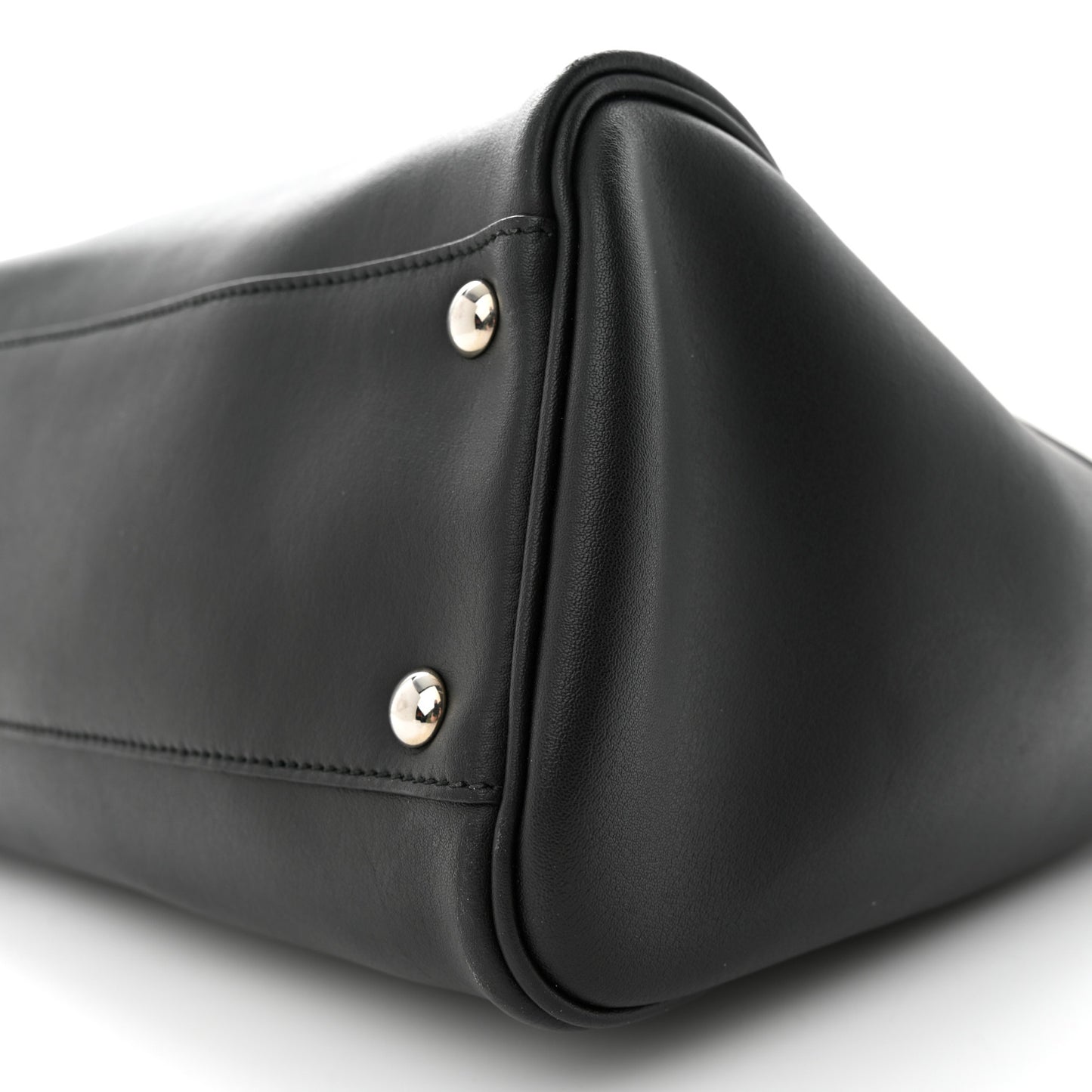 Calfskin Double Handle Small Nolita Satchel Black