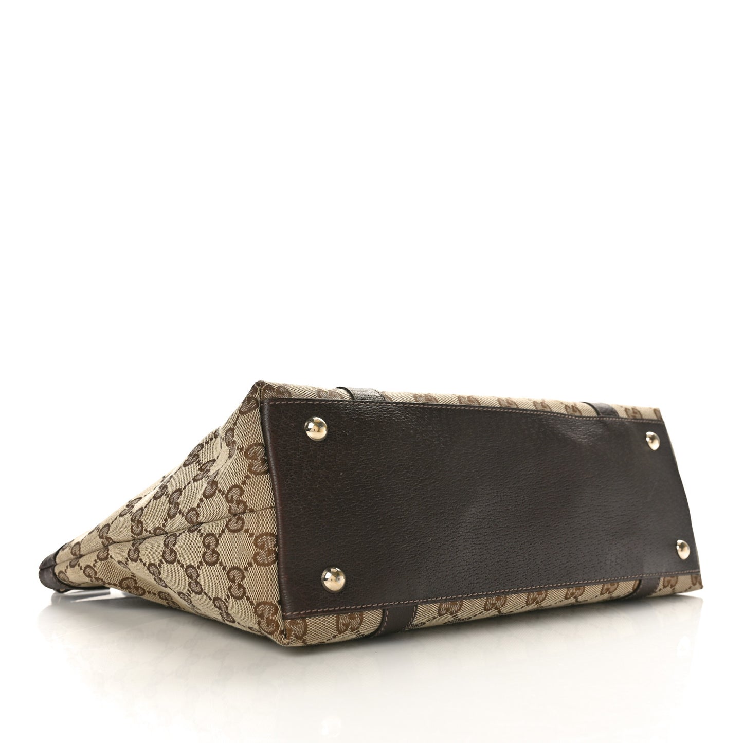 Monogram Medium Abbey Tote Brown
