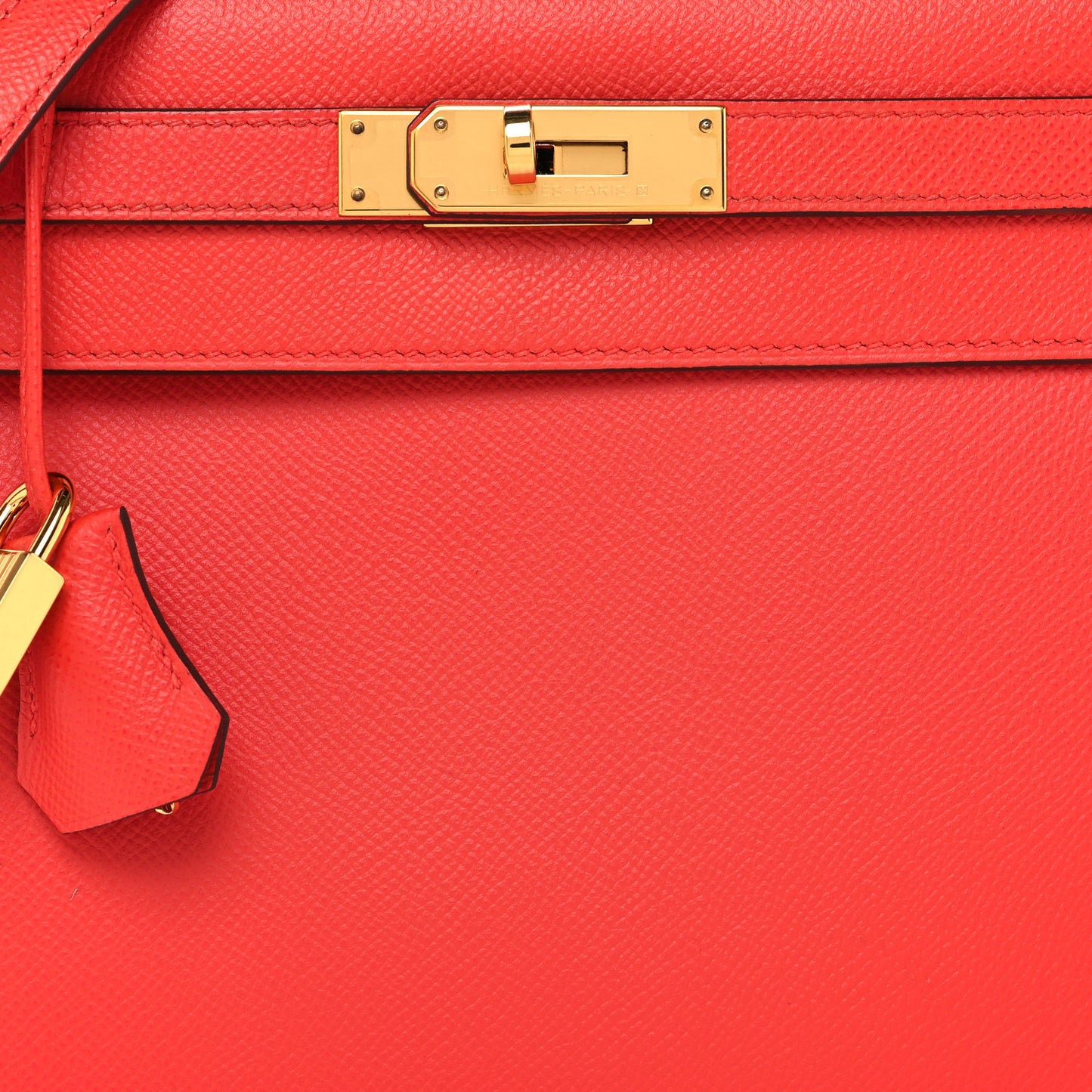 Epsom Kelly Sellier 28 Rouge Tomate