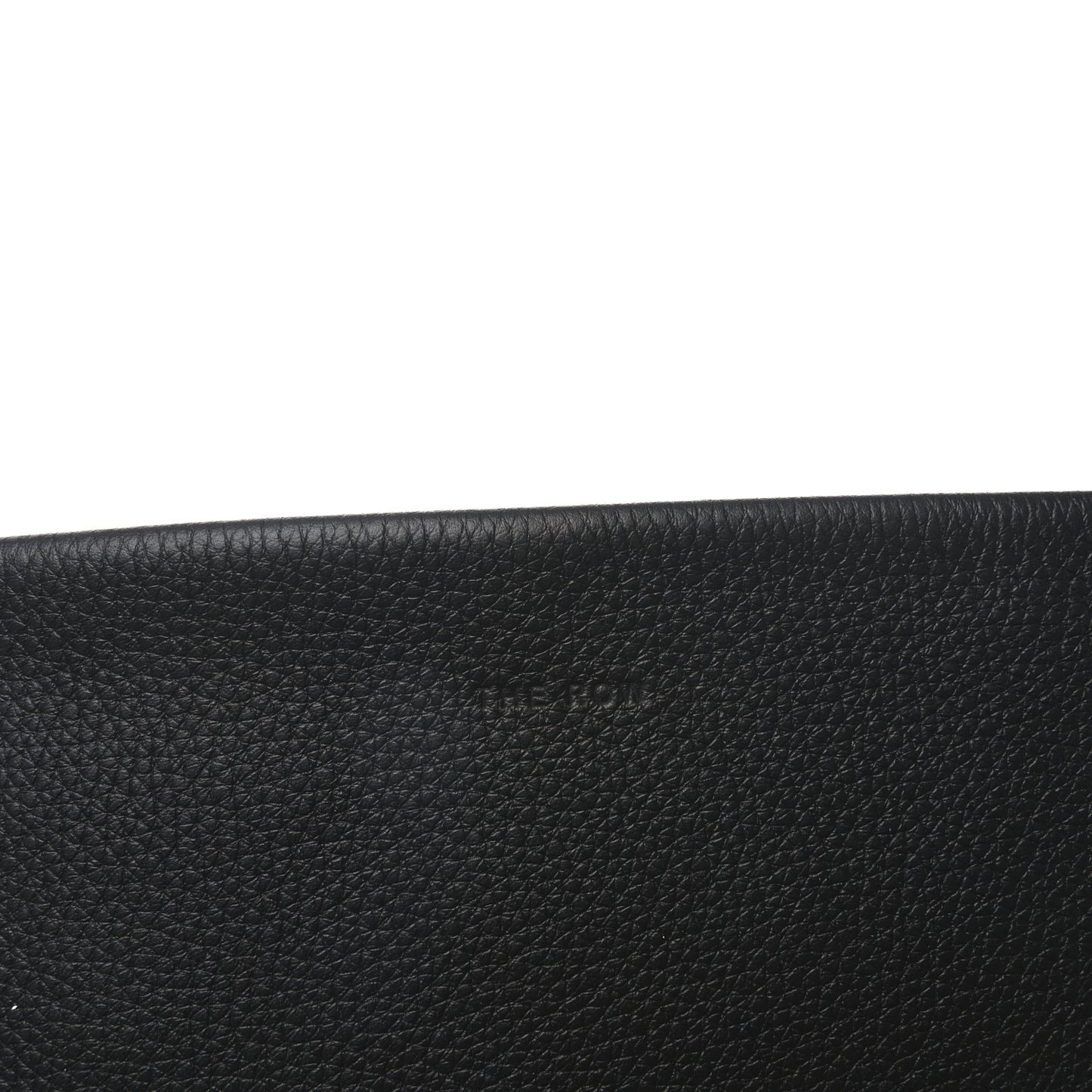 Grained Calfskin Large N/S Park Tote Black