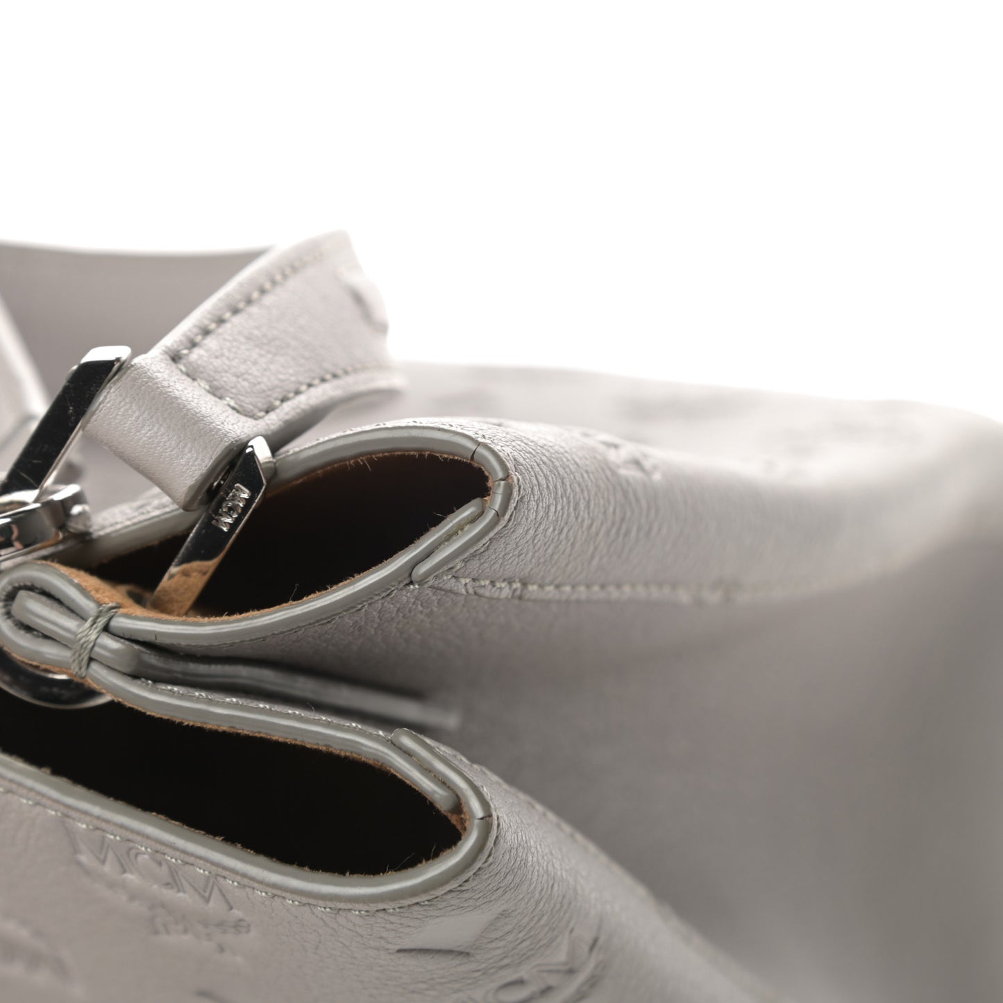 Calfskin Ottomar Monogram Sarah Convertible Hobo Dove