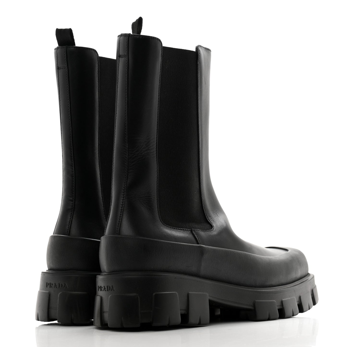 Spazzolato Rois Monolith Chelsea 55mm Tall Boots 8 Black