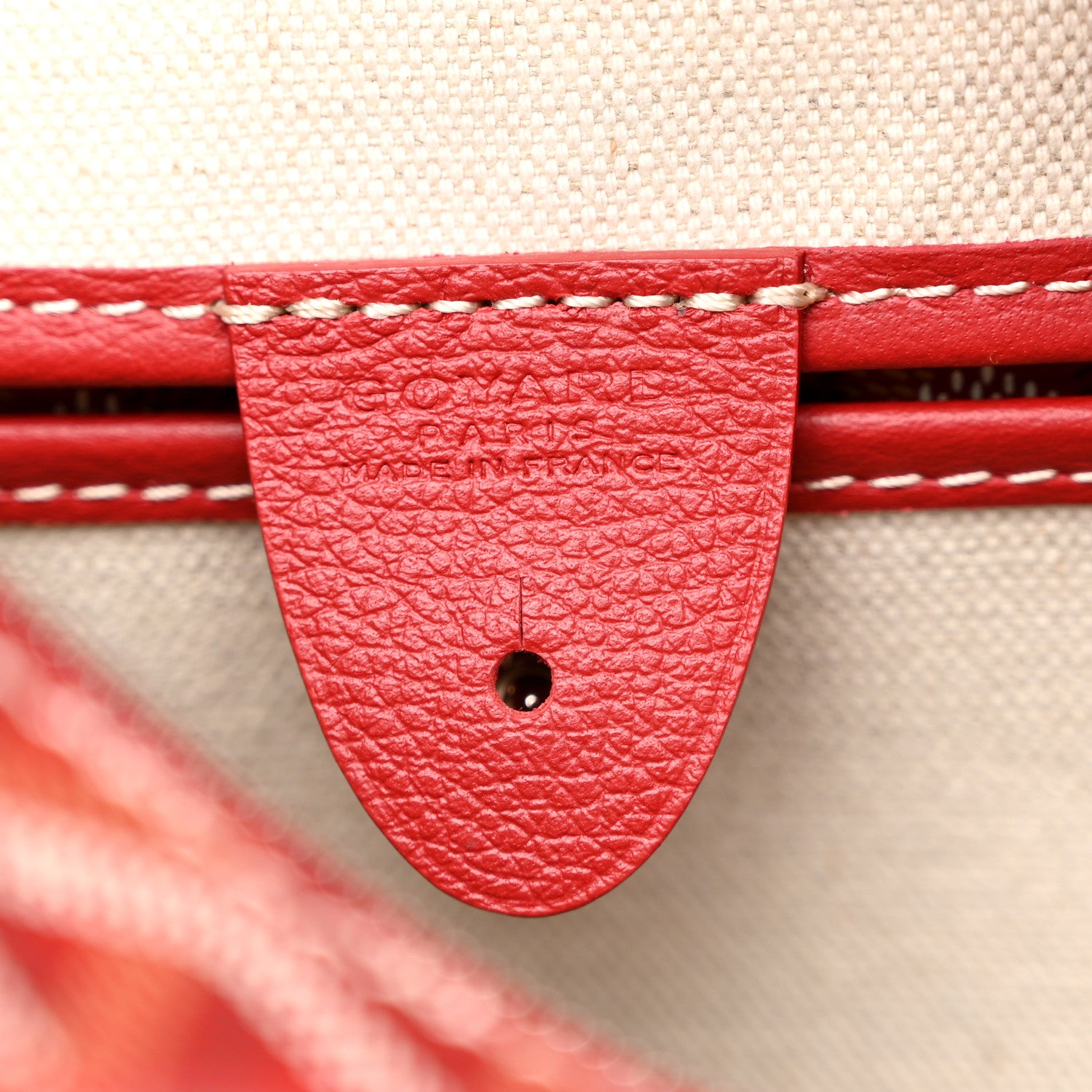 Goyard Goyardine Artois PM Red 6 of 10