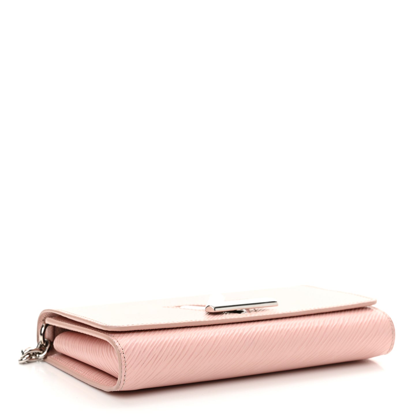 Epi Twist Chain Wallet Rose Ballerine