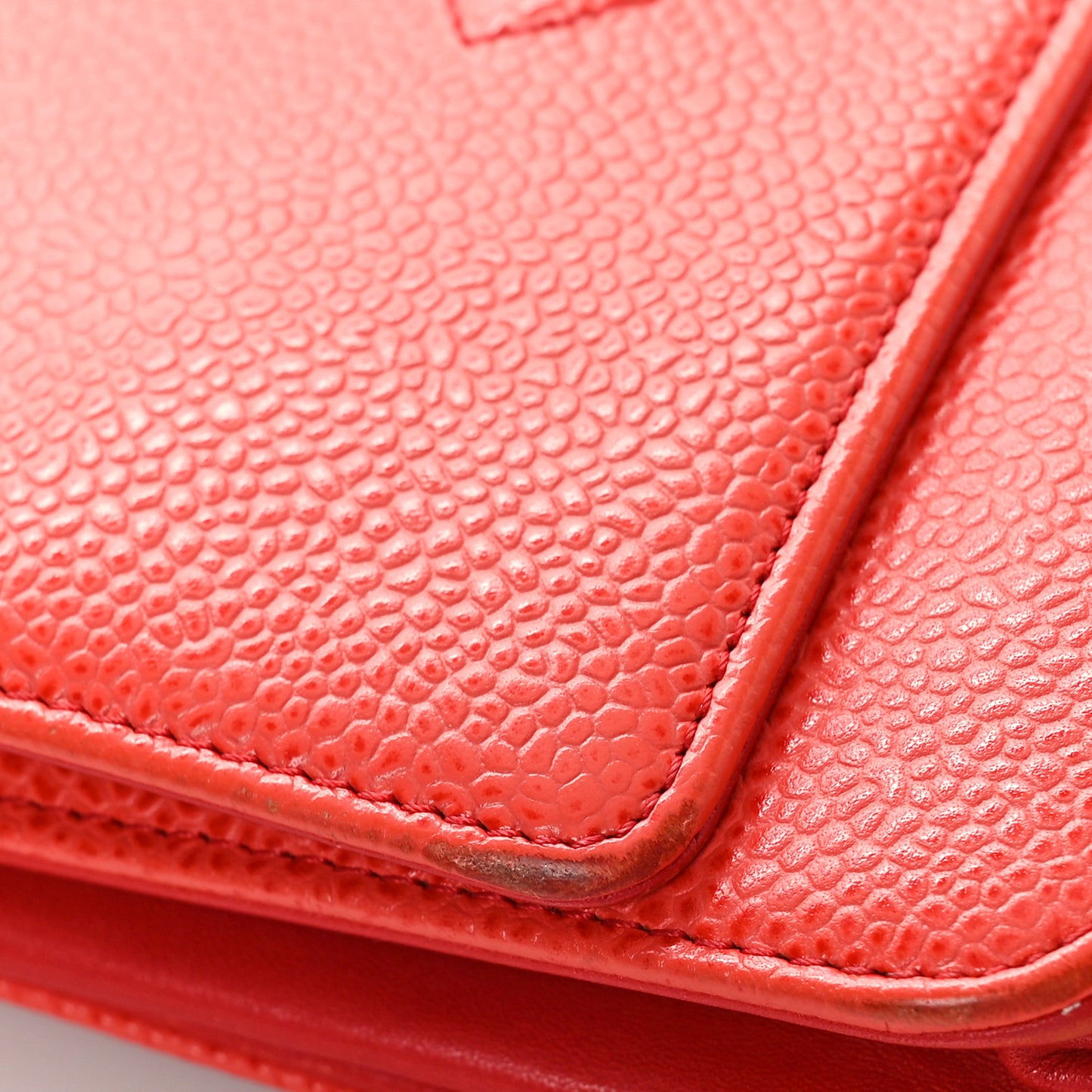 Caviar Timeless CC Wallet on Chain WOC Red
