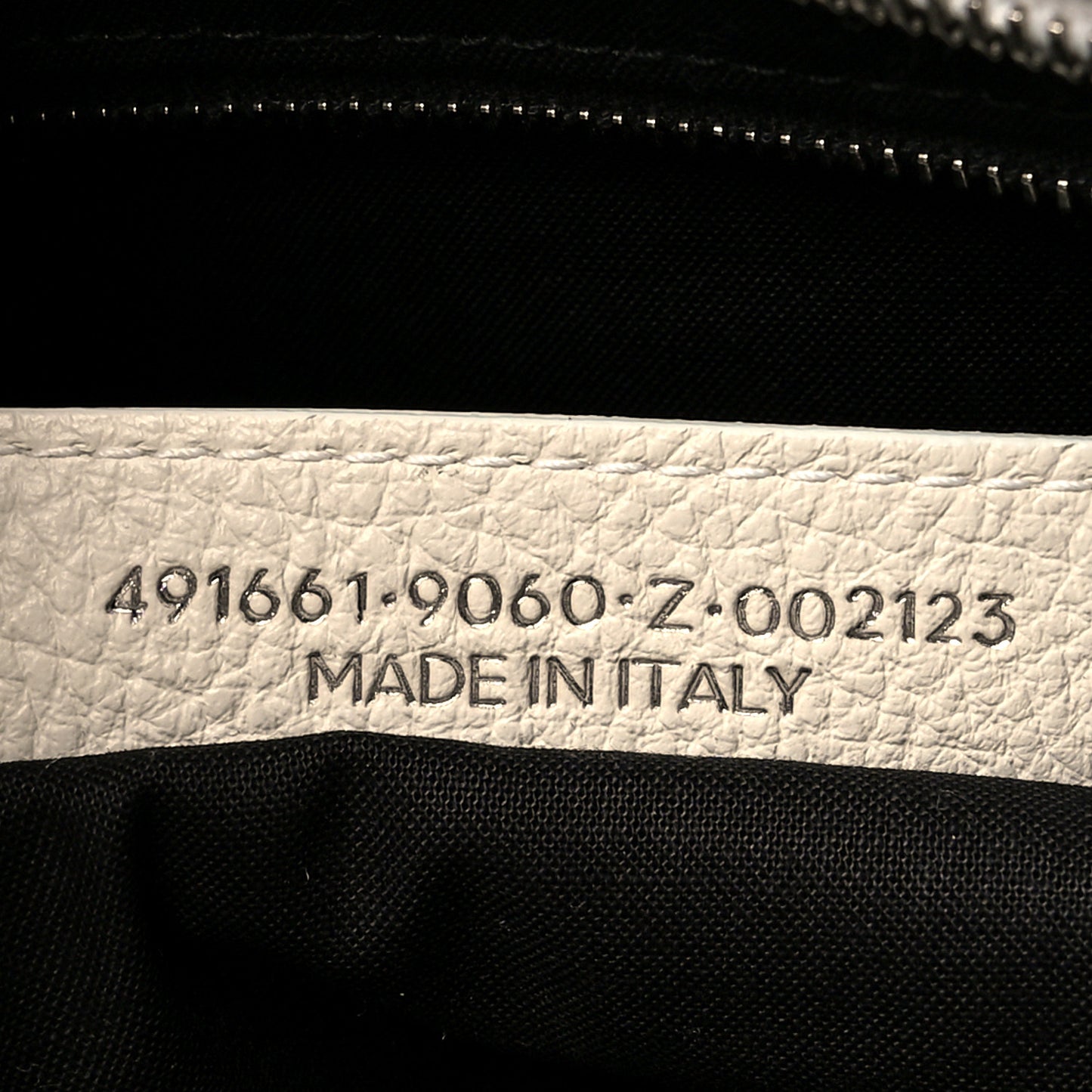 Calfskin Medium Logo North South Shopping Tote White