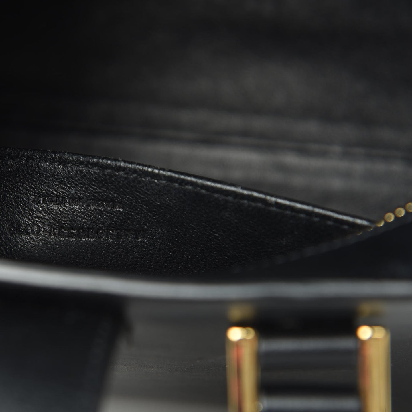 Calfskin Monogram Baby Cabas Black