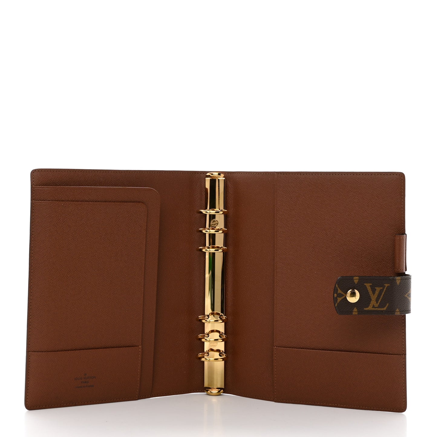 Monogram Large Ring Agenda Cover