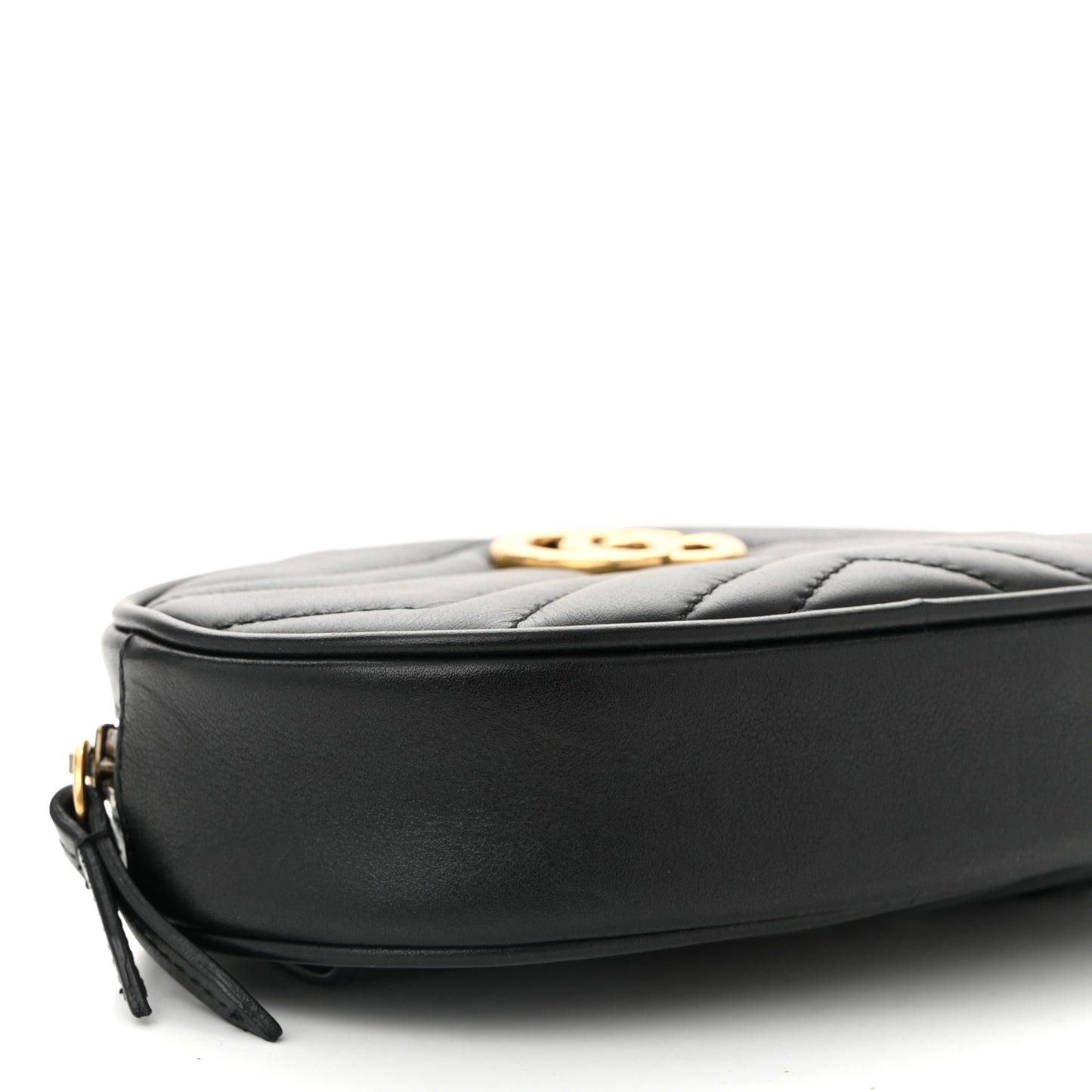 Calfskin Matelasse GG Marmont Belt Bag 75 30 Black