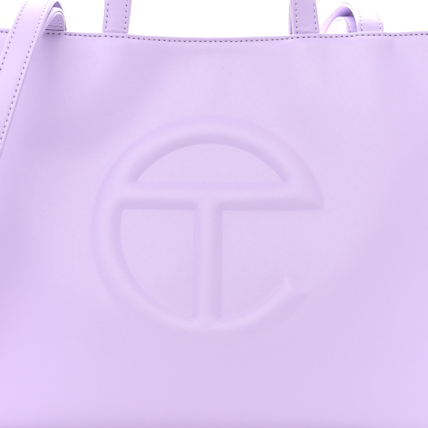 Vegan Leather Medium Shopping Bag Lavender