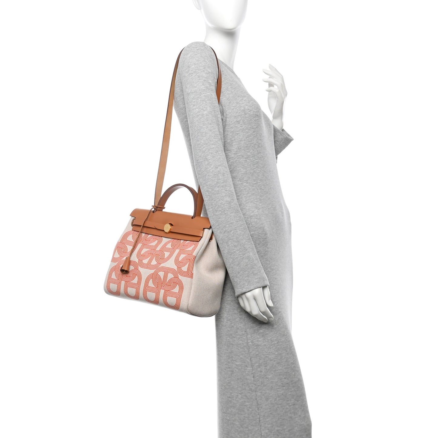 H Plume Canvas Vache Hunter Circuit 24 Herbag Zip Retourne 31 Orange Mecano Ecru Beige Naturel
