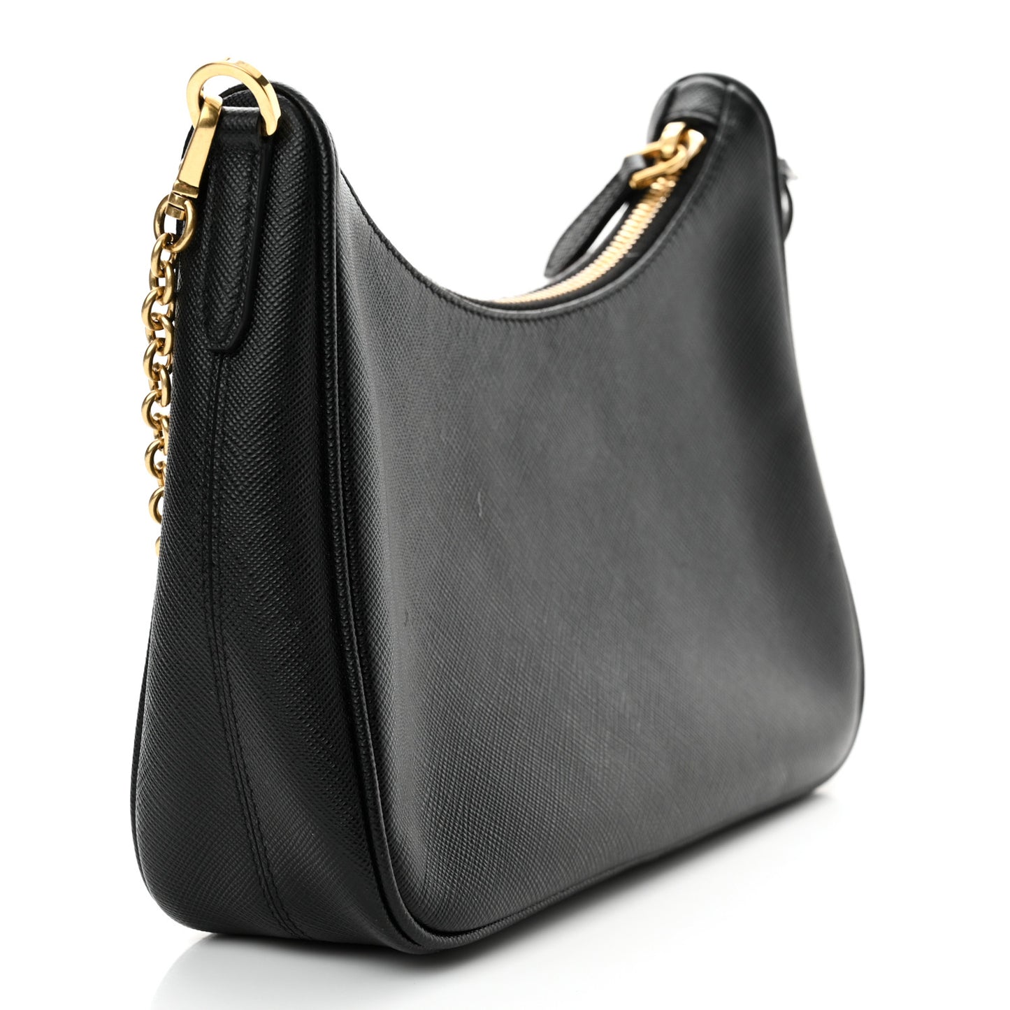Saffiano Lux Re-Edition 2005 Shoulder Bag Black