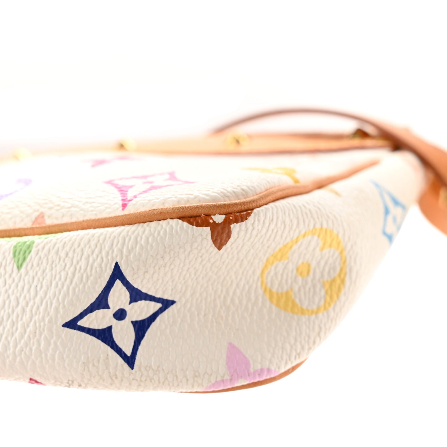 Monogram Multicolor Pochette Accessories White
