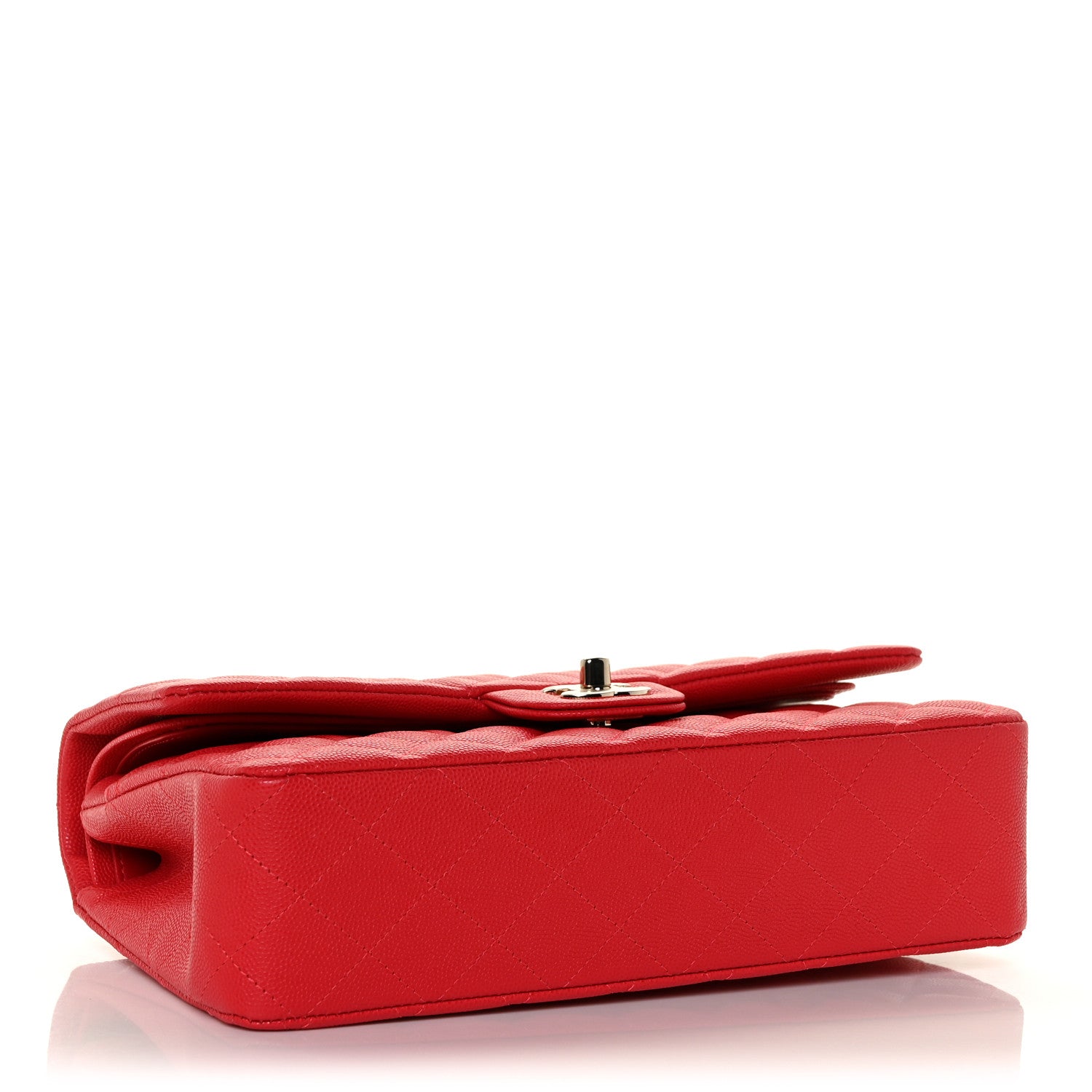 Chanel Caviar Quilted Medium Double Flap Red 7 of 11