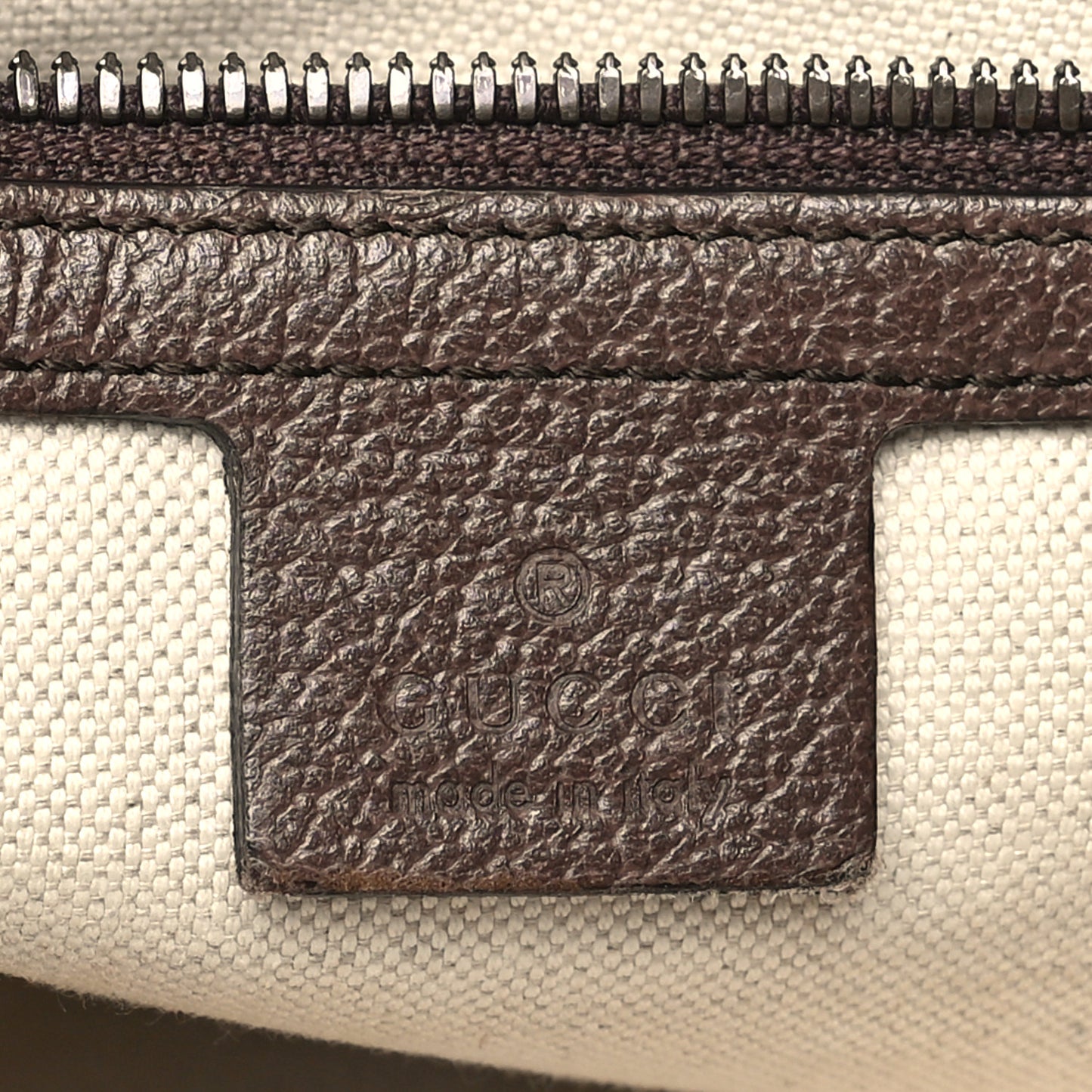 GG Supreme Monogram Web Small Ophidia Half Moon Hobo Brown