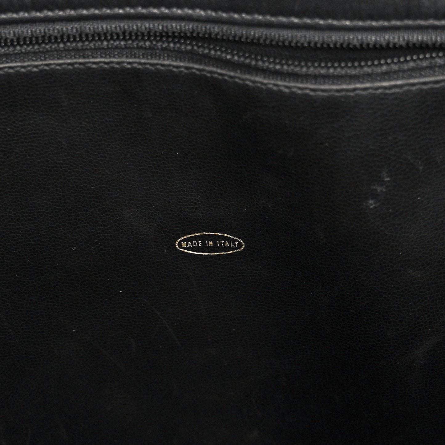 Lambskin Quilted CC Shopping Tote Black