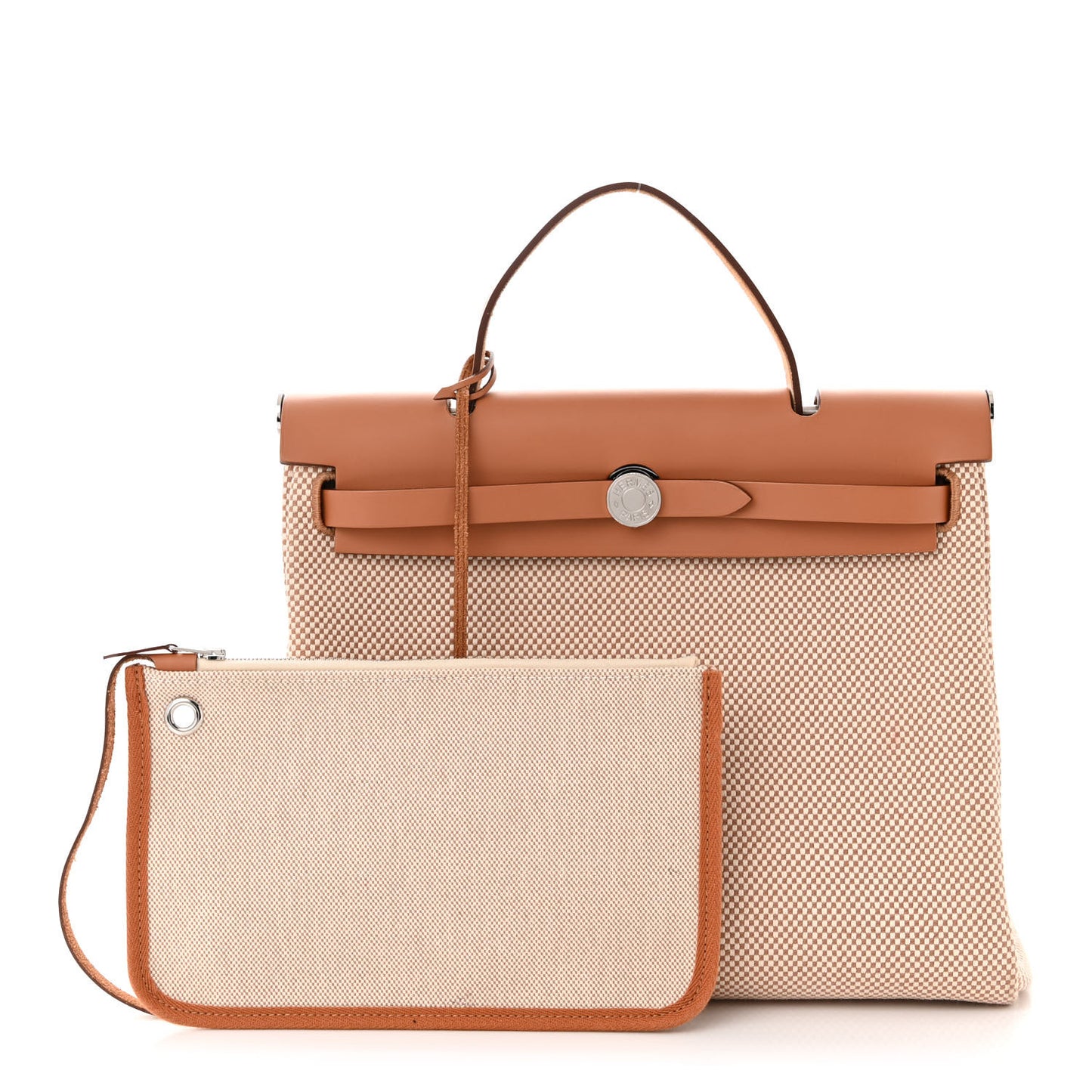 Vache Hunter Criss Viking Herbag Zip Retourne 31 PM Ecru Beige Naturel