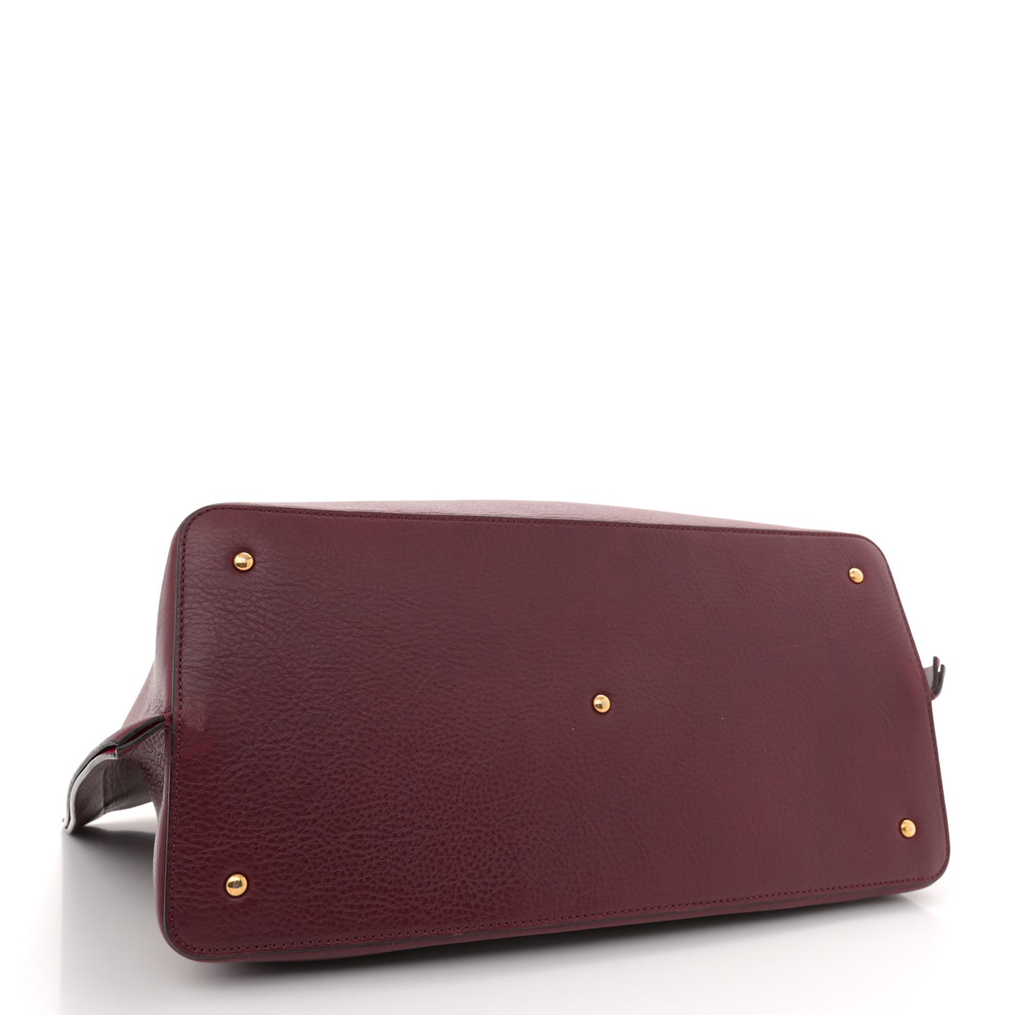 Grainy Calfskin Medium VLogo Escape Shopper Rubin