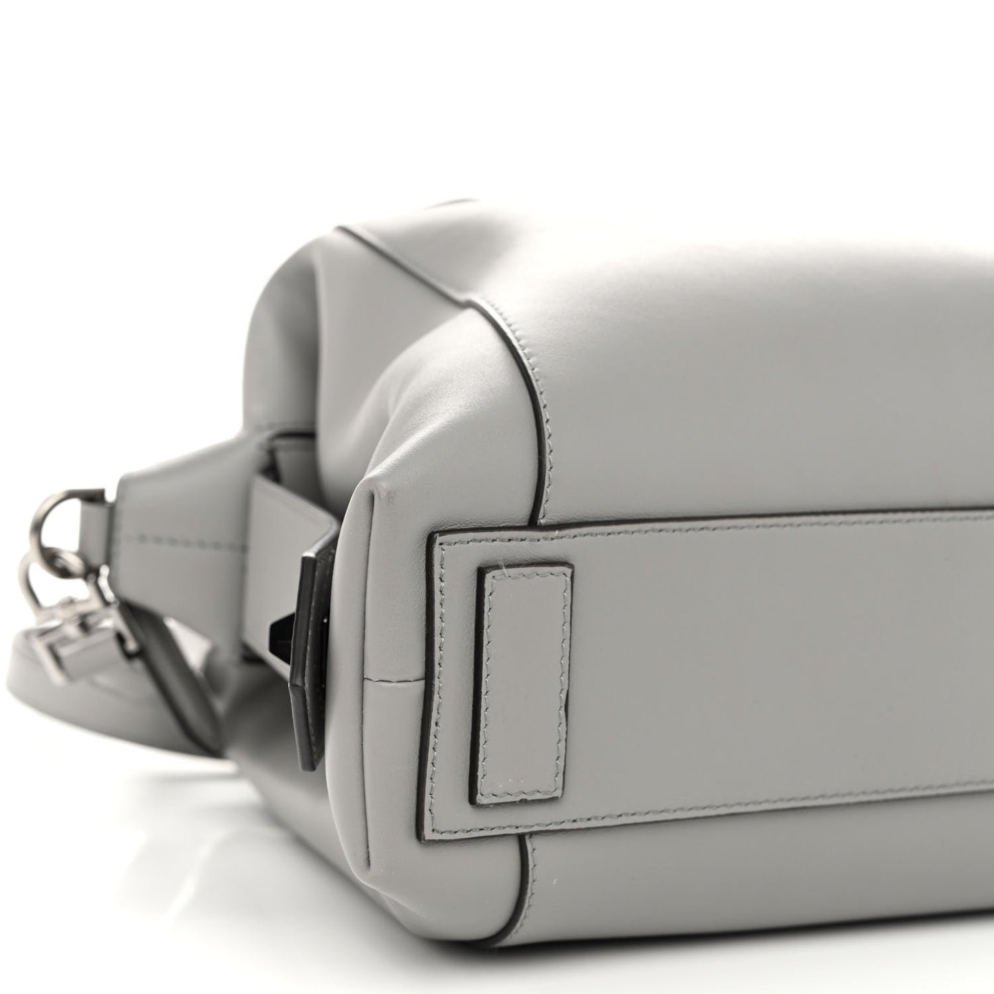 Calfskin Small Soft Antigona Pearl Grey