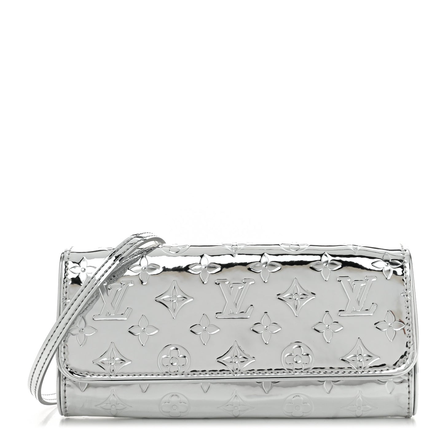 Monogram Miroir Pochette Twin Silver