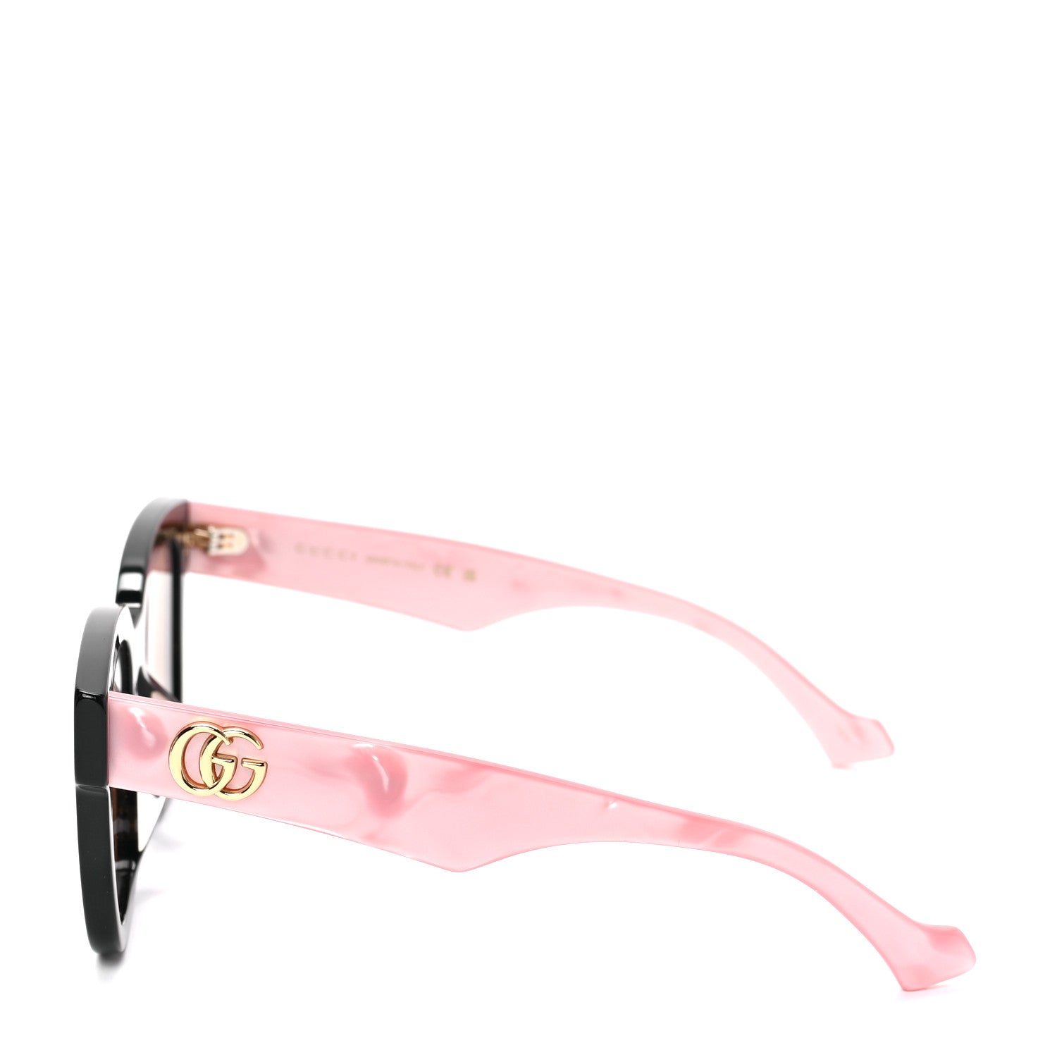 Gucci Rectangle 52mm Frame Sunglasses GG0998/S Black Pink 3 of 6