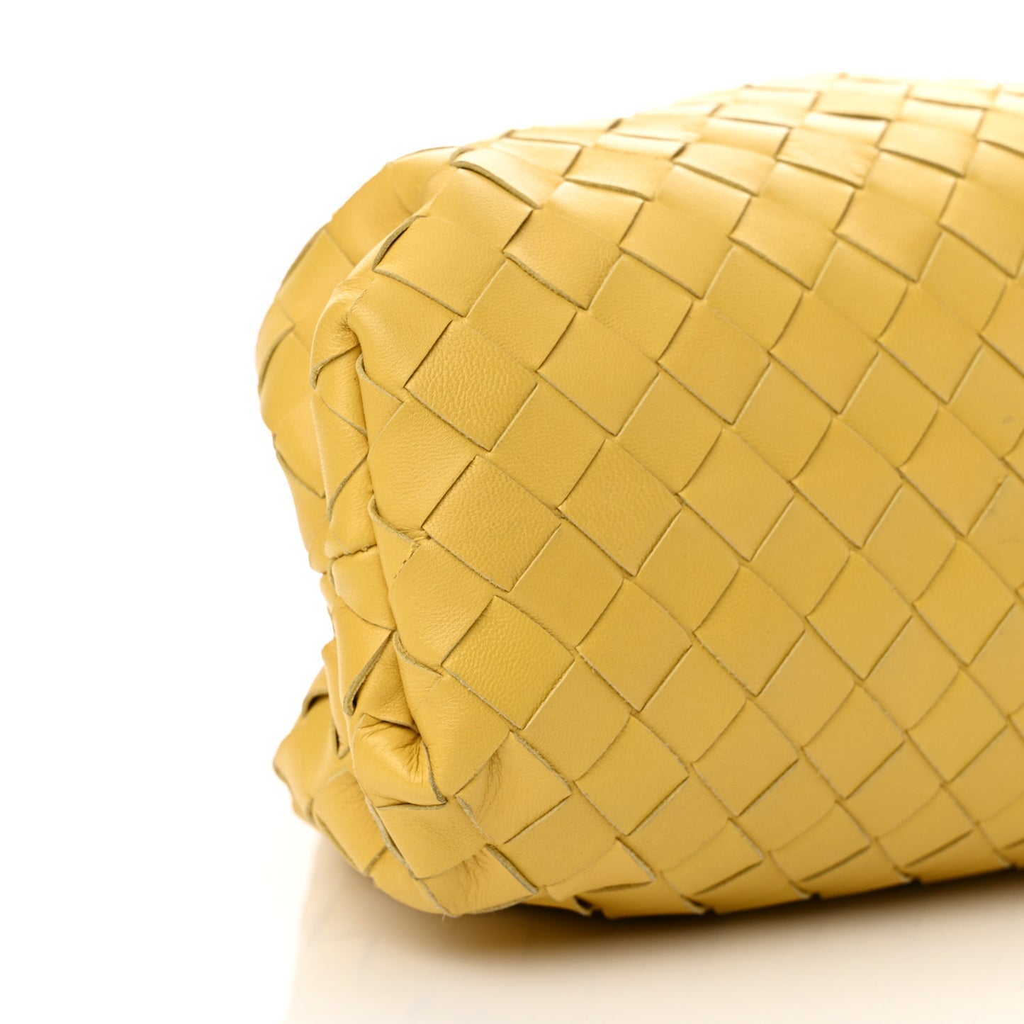 Nappa Maxi Intrecciato The Pouch Oversized Clutch Corn