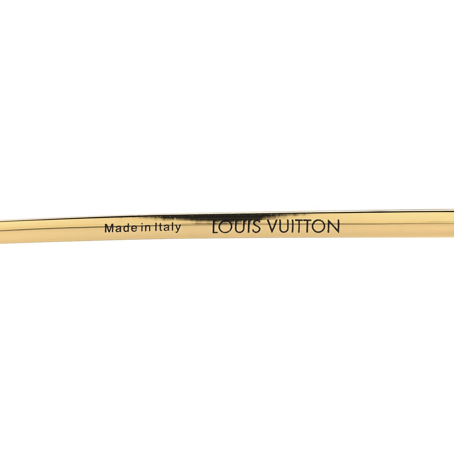 Metal Monogram LV Pilot Light Sunglasses Z1913U Gold Gradiant Brown