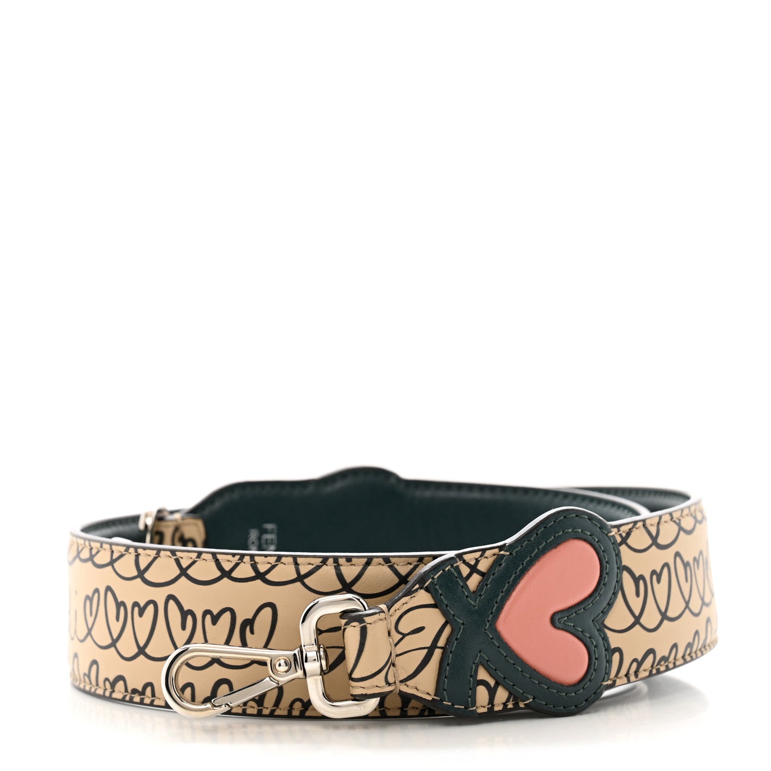 Fendi Calfskin Open Your Heart Strap You Amido Amazzonia Multicolor 1 of 5