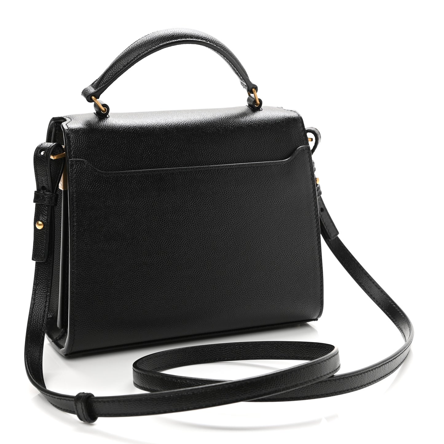 Grain de Poudre Mini Classic Monogram Cassandra Top Handle Black