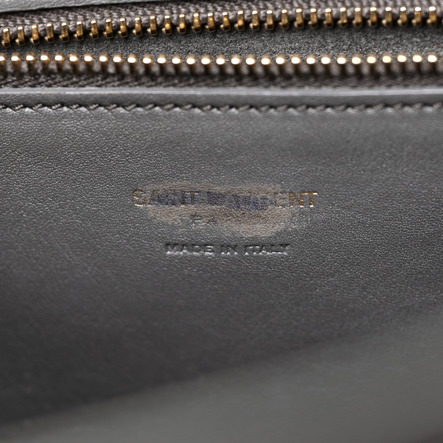 Saint Laurent Calfskin Small Monogram Cabas Grey 6 of 21