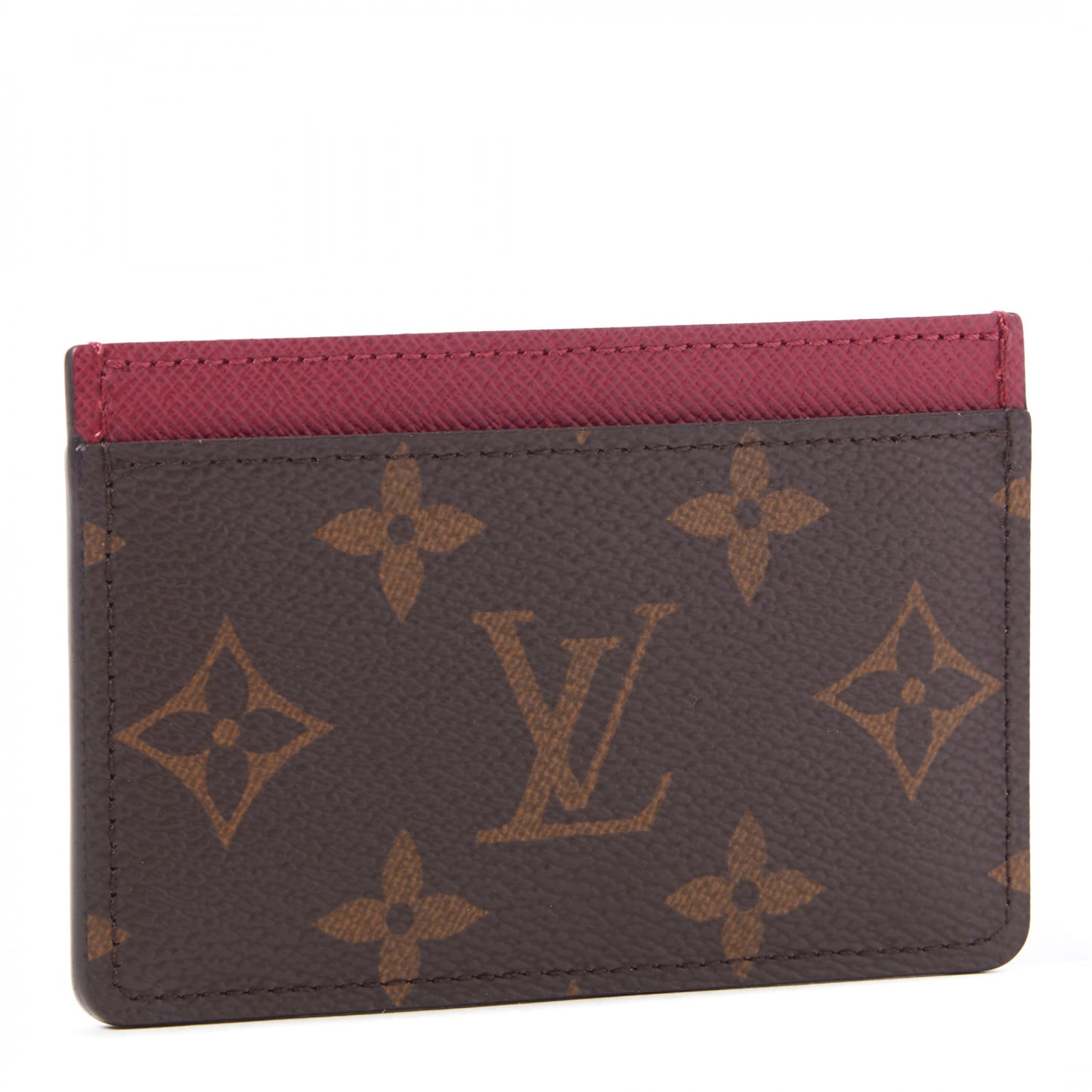 Monogram Card Holder Fuchsia