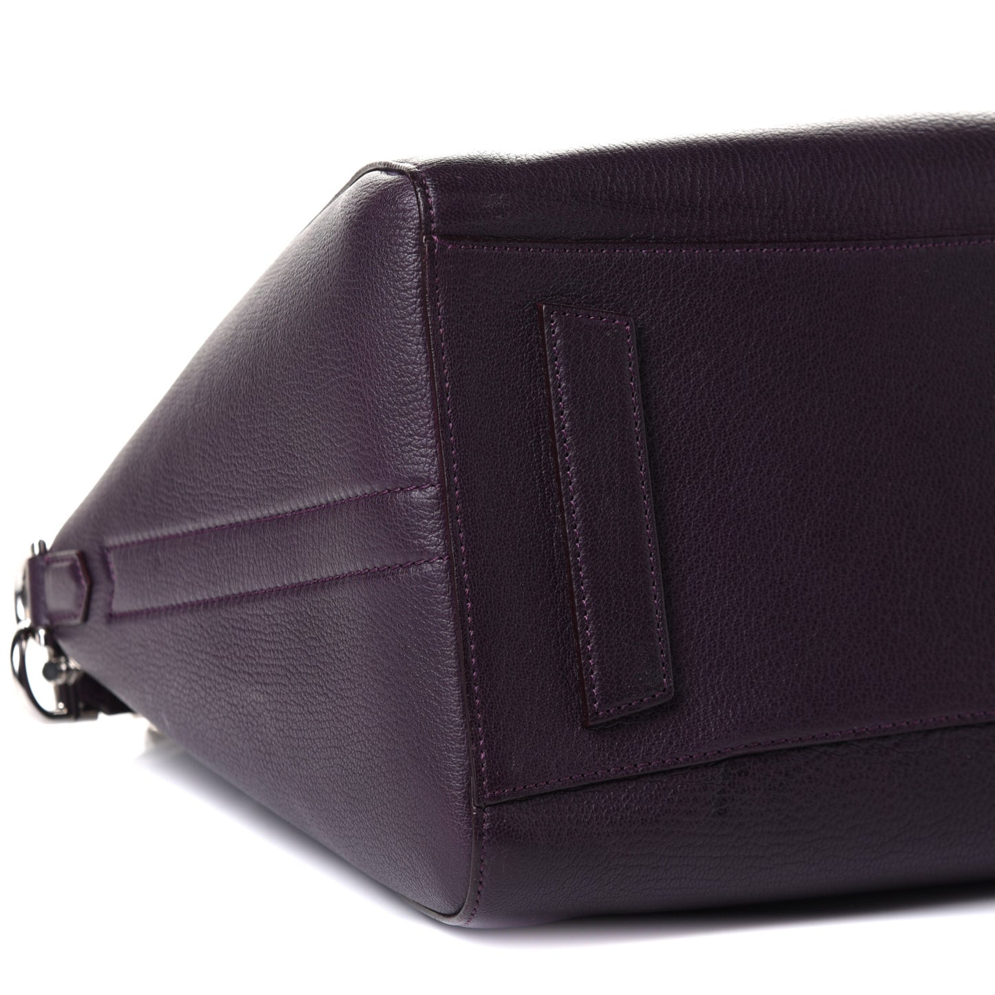 Sugar Goatskin Medium Antigona Aubergine