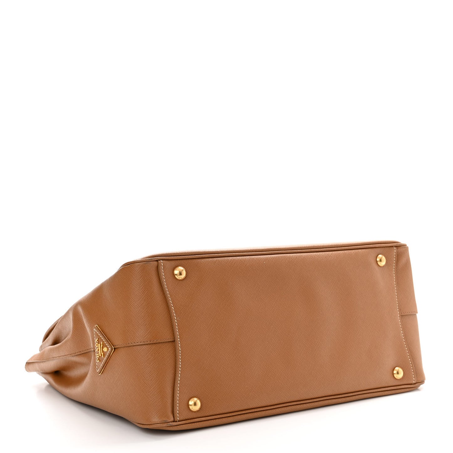 Saffiano Flap Tote Caramel