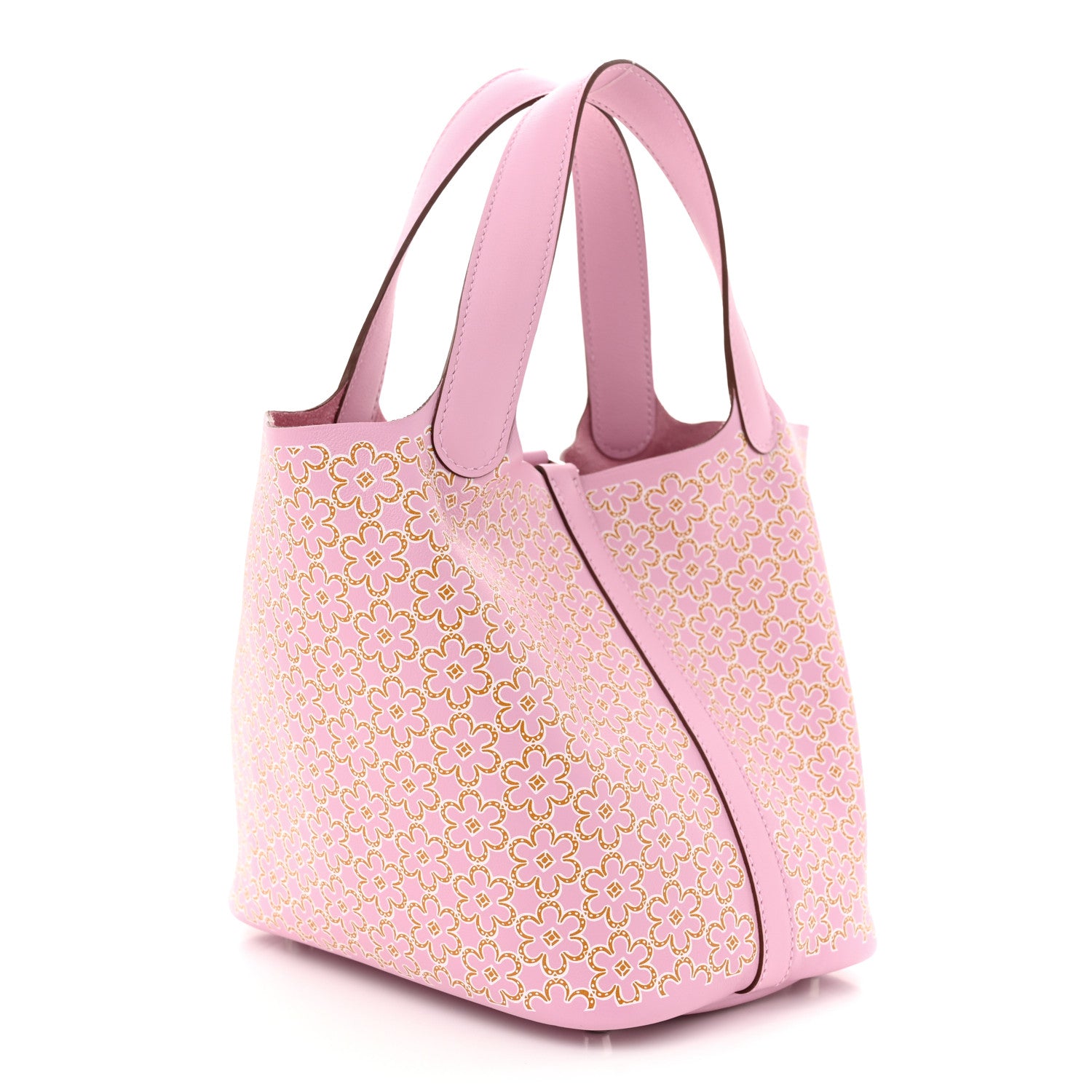 Hermes Swift Lucky Daisy Picotin Lock 18 PM Mauve Sylvestre 3 of 11