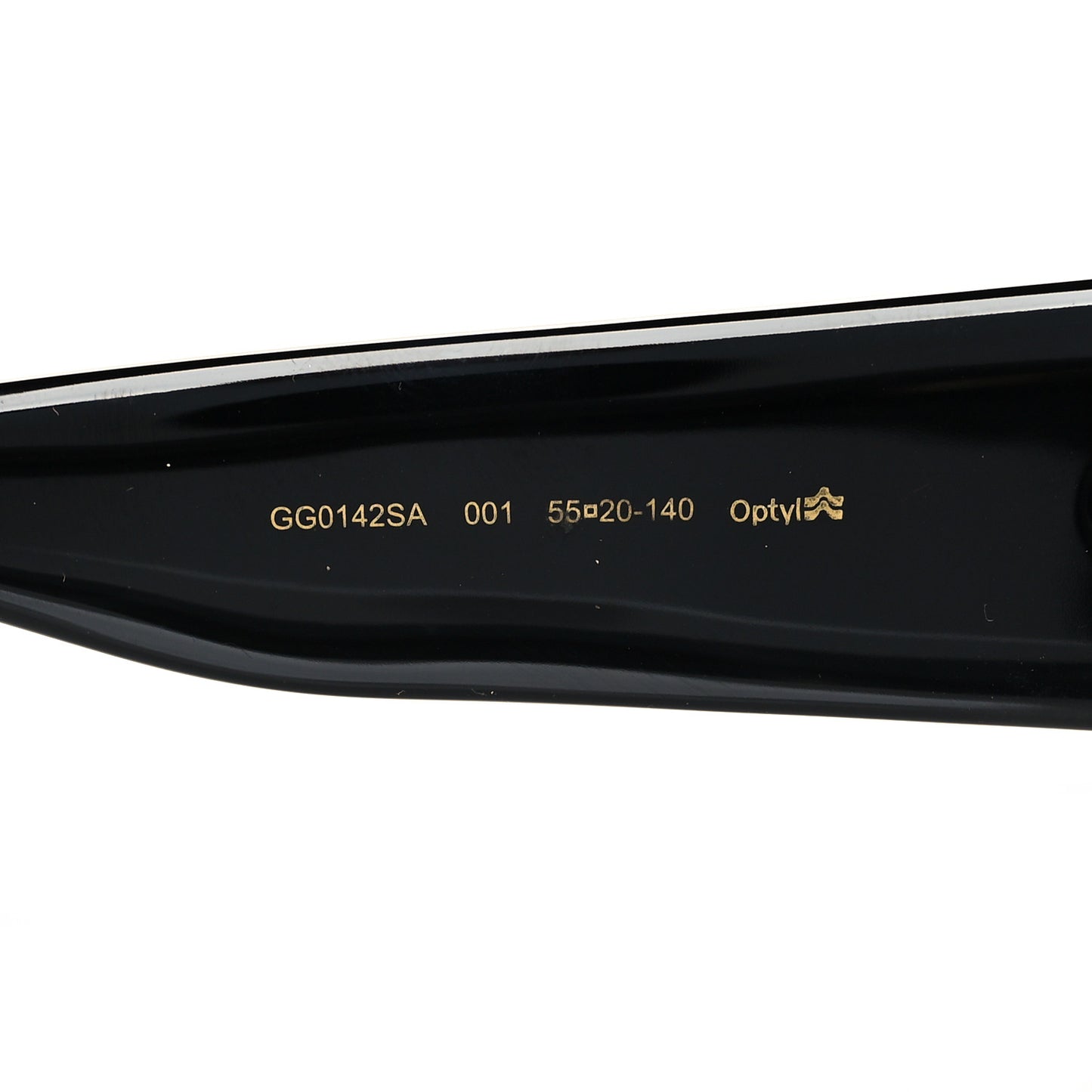 Acetate Square Frame Sunglasses GG0142SA Black