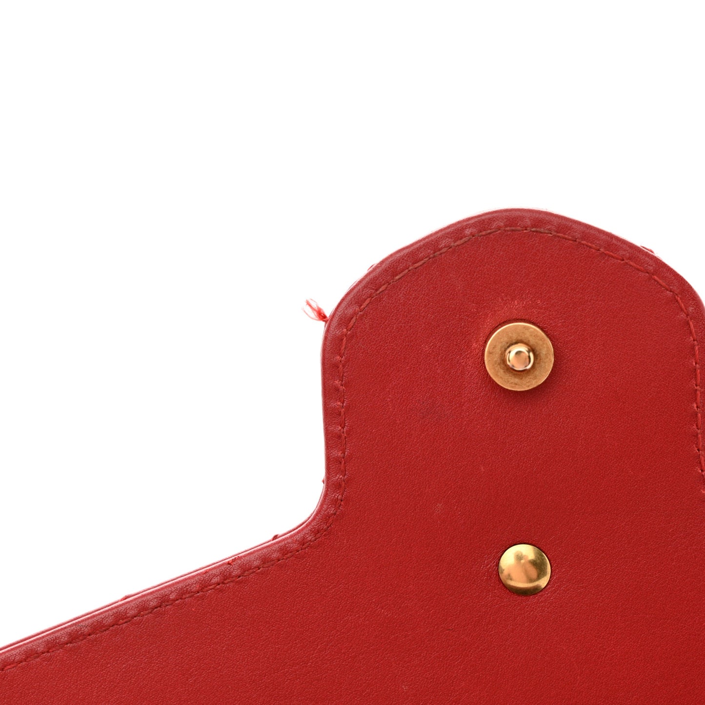 Calfskin Matelasse GG Marmont Chain Wallet Hibiscus Red