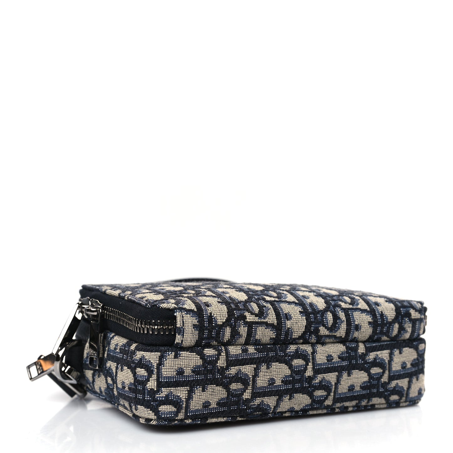 Oblique Pouch Beige Black