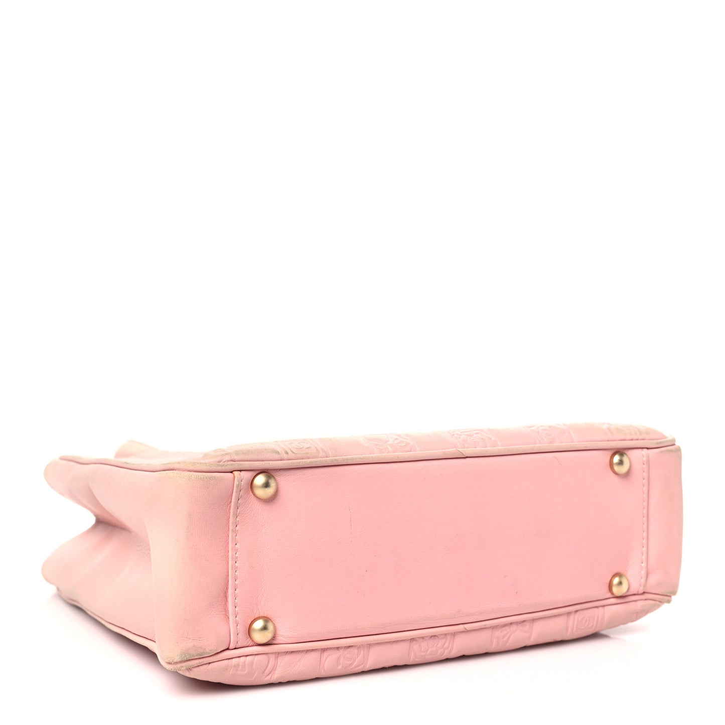 Lambskin Precious Symbols Shopping Tote Pink