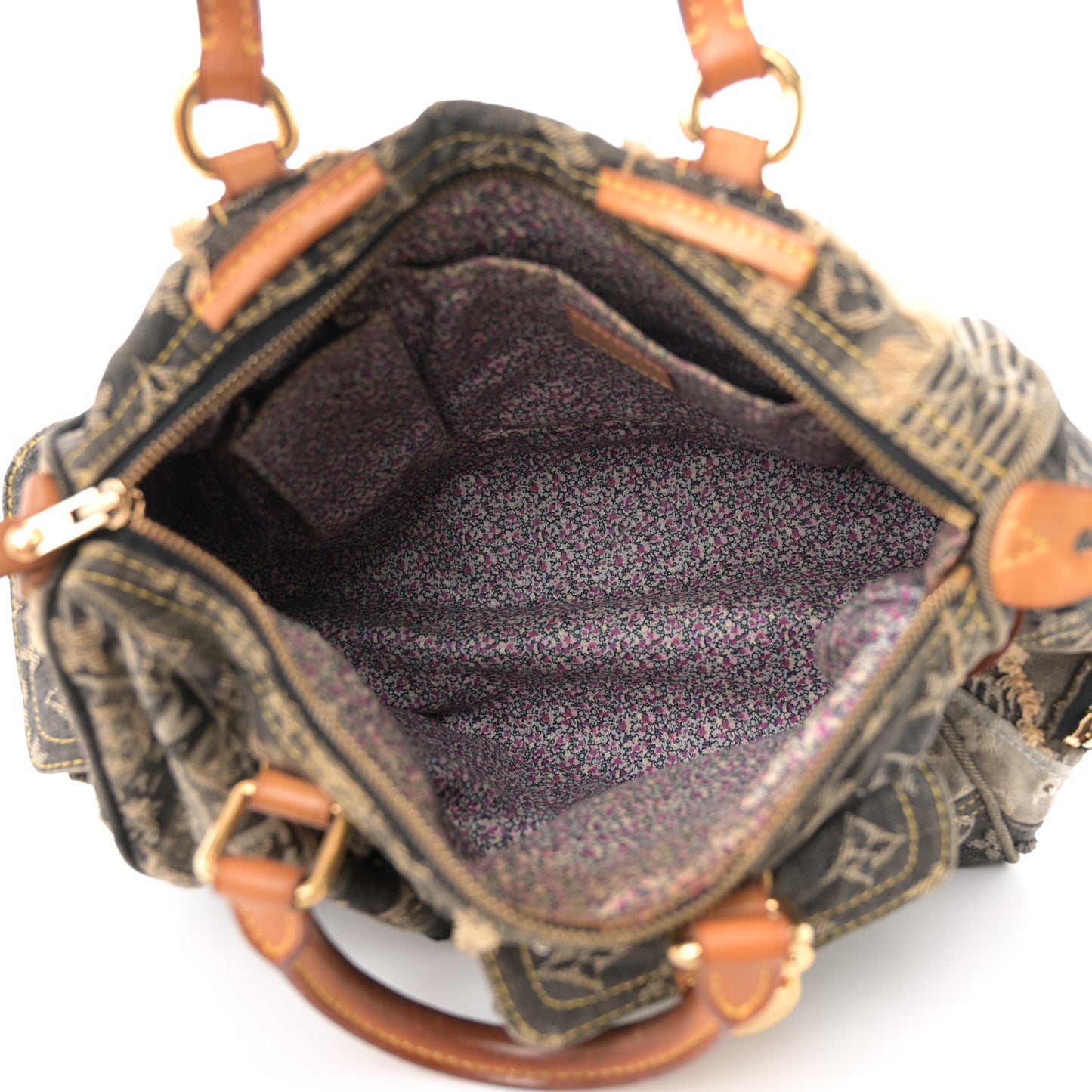 Denim Patchwork Speedy 30 Grey