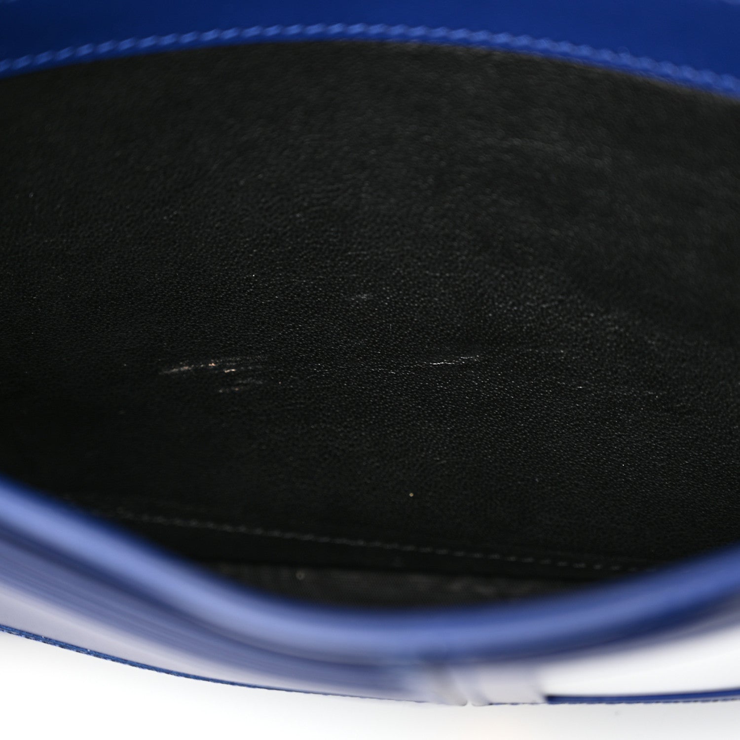 Saint Laurent Patent Calfskin Belle de Jour Chain Clutch Blue 11 of 11