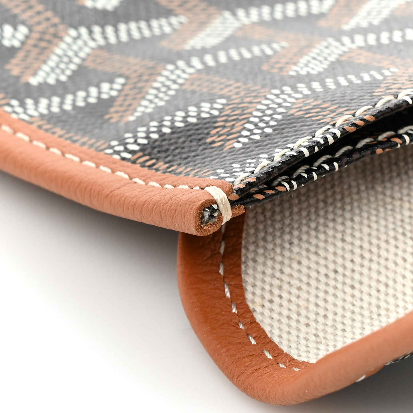 Goyardine Pouch Black Gold