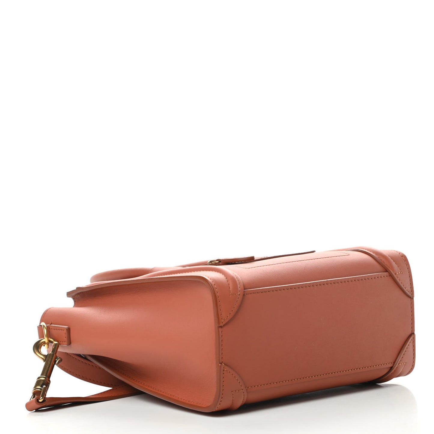 Smooth Calfskin Nano Luggage Terracotta