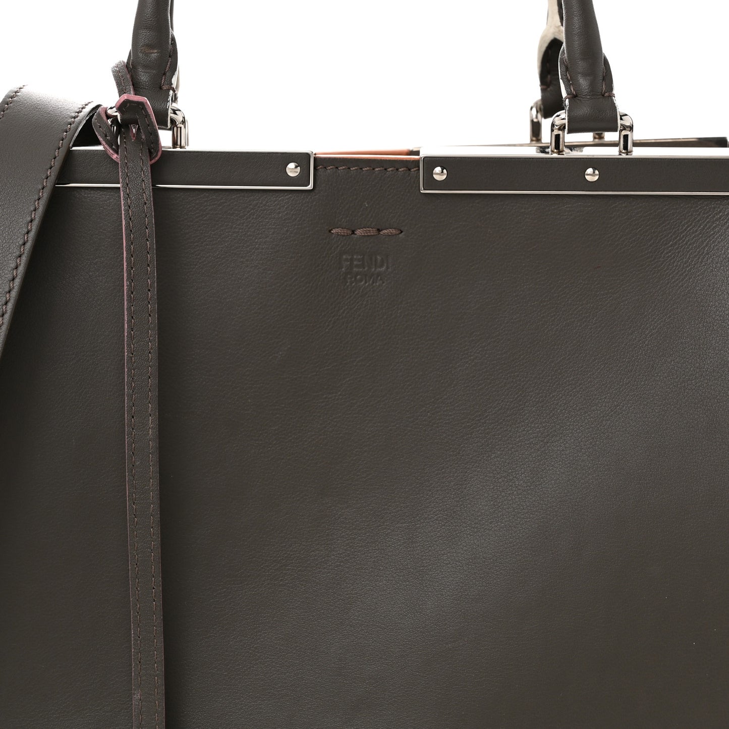 Vitello Dolce Century Petite 3Jours Tote Carbone