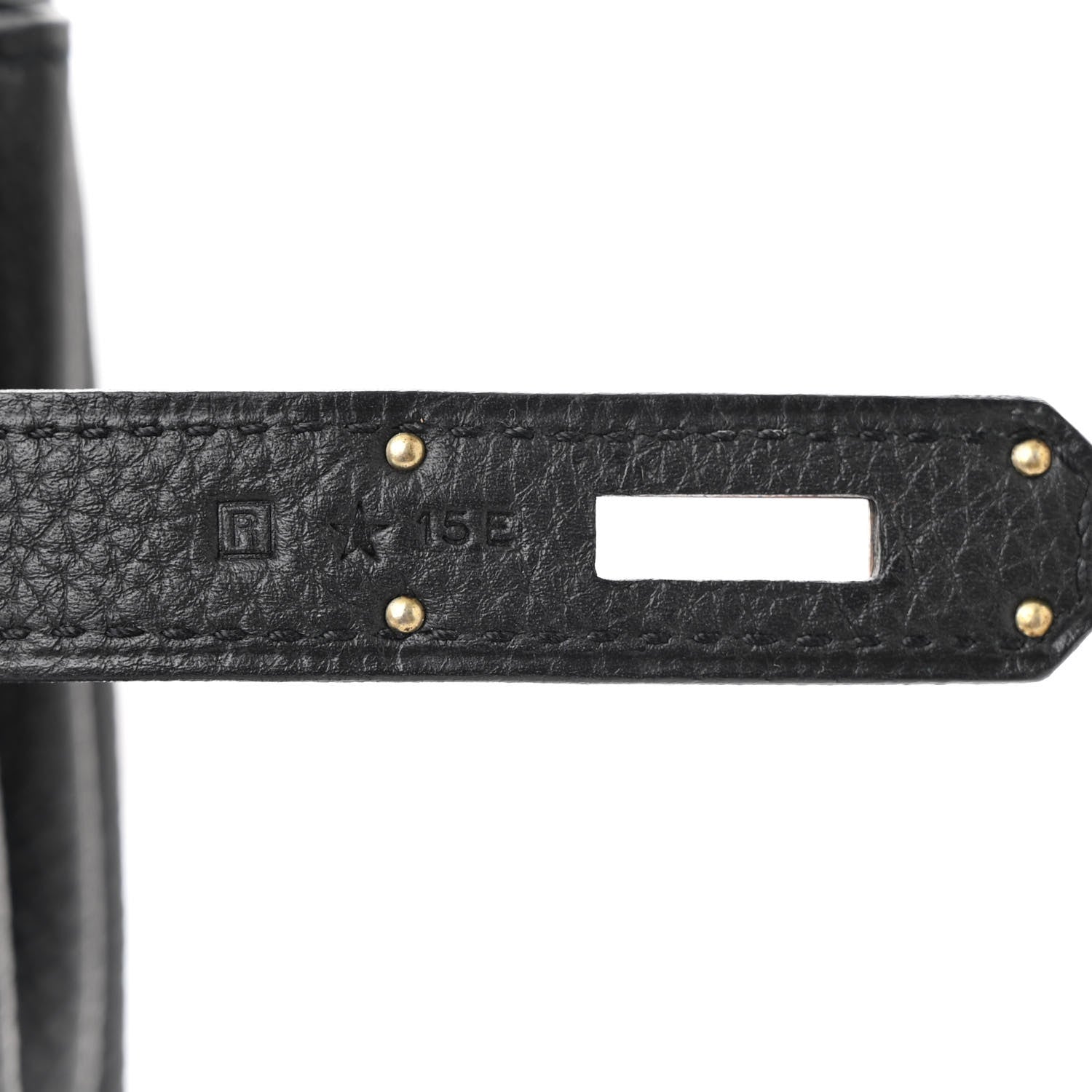 Hermes Togo Kelly Retourne 32 Black 7 of 10